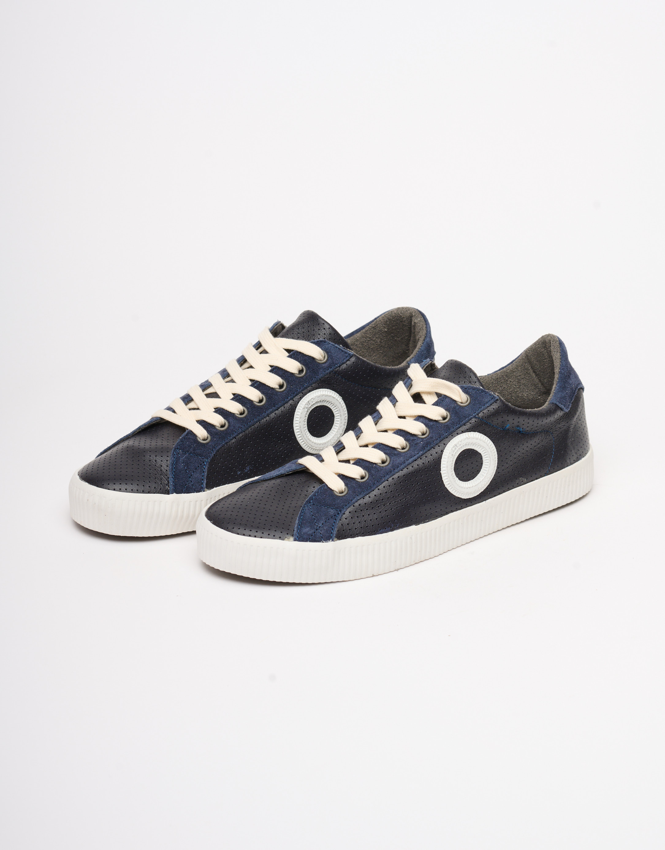 נעלי גברים - Aro - סניקרס עור TIM - כחול3