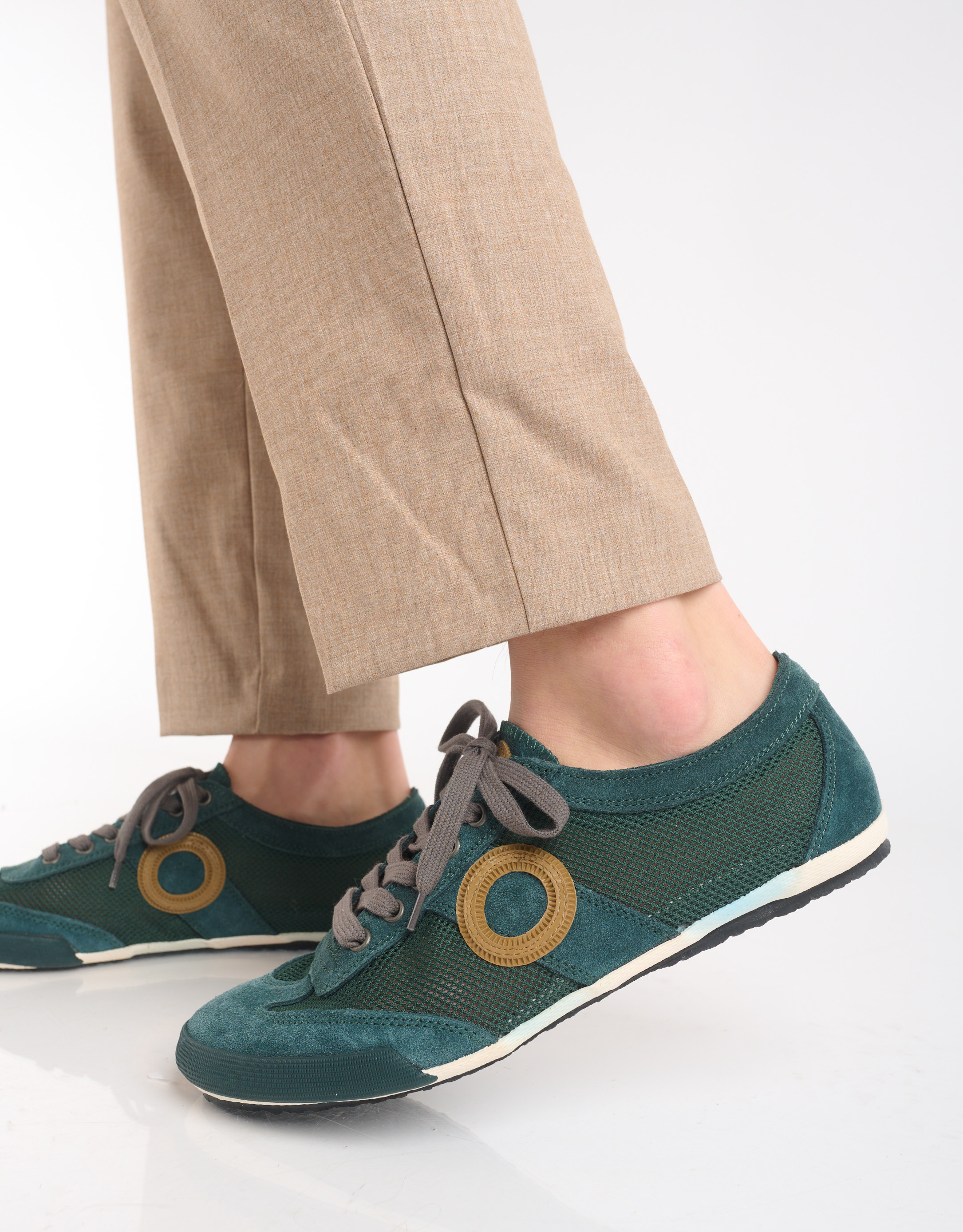 נעלי גברים - Aro - סניקרס JOANETA - ירוק   אפור4