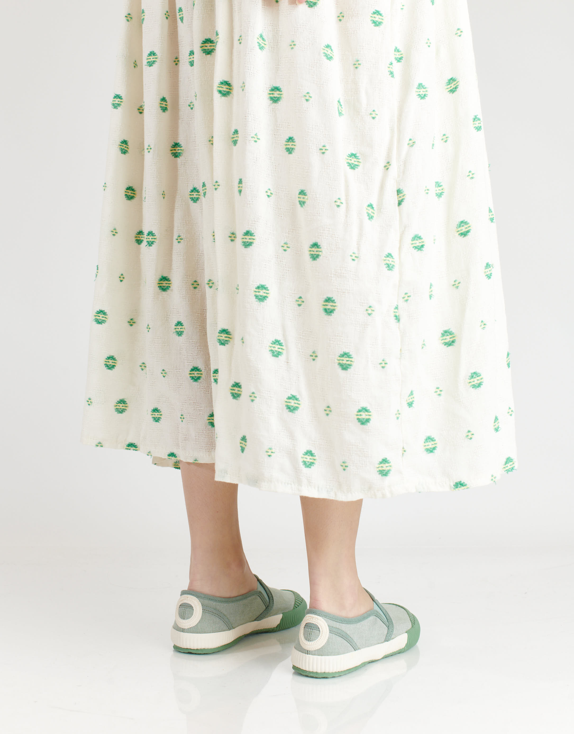 נעלי נשים - Aro - סליפ און  טבעוני  CHARLIE - ירוק4