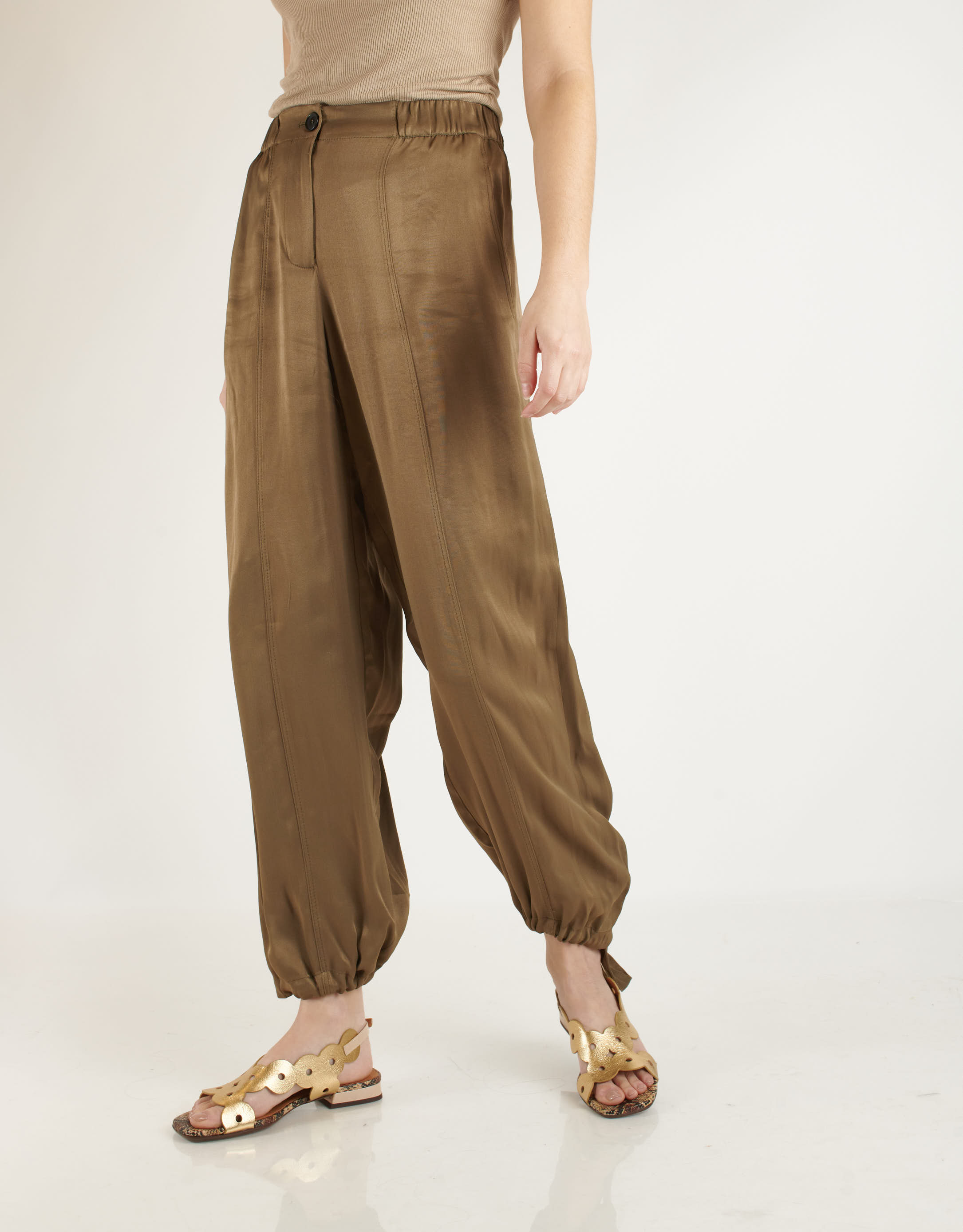 נעלי נשים - Chie Mihara - סנדלים שטוחים TEIDE - זהב3