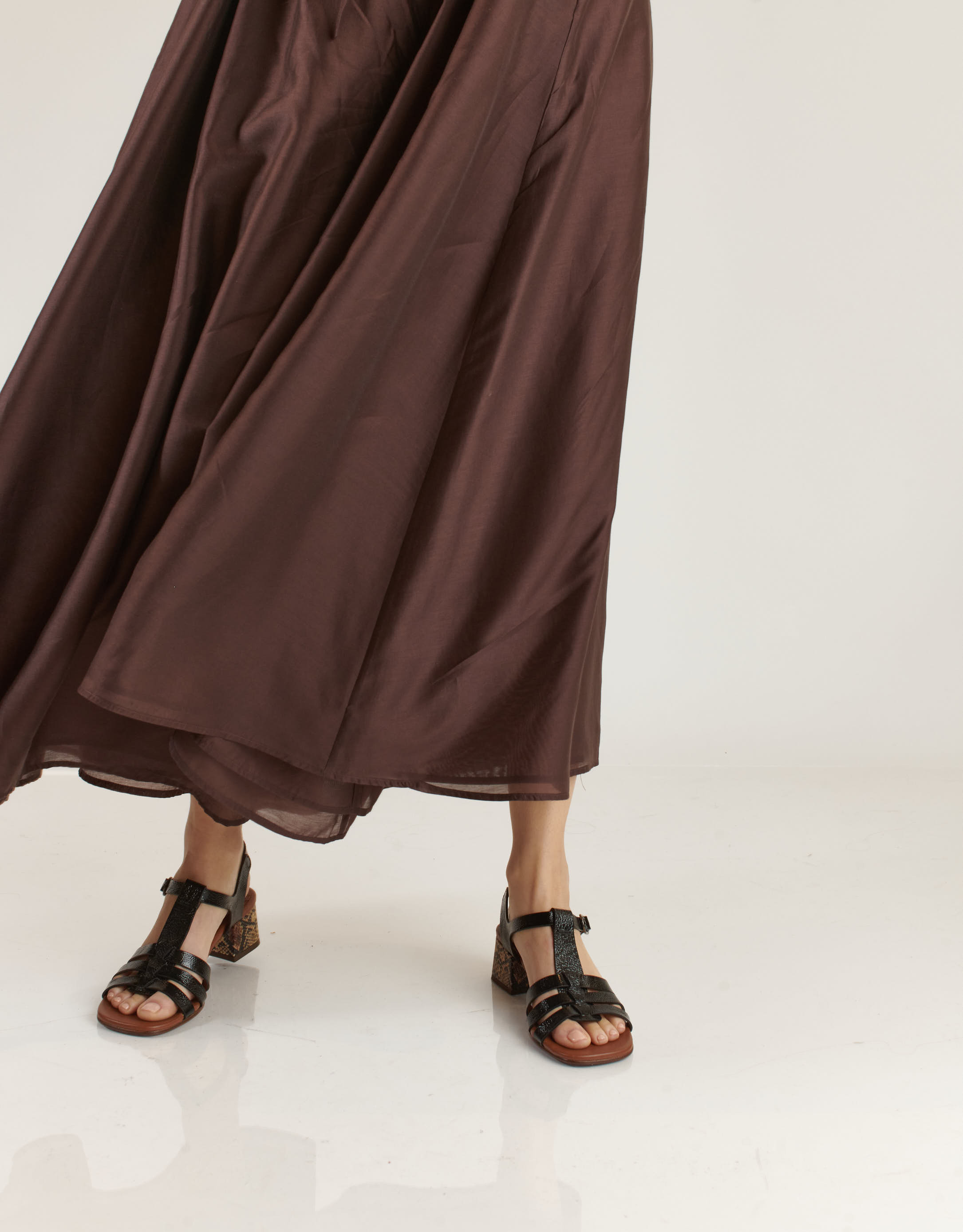 נעלי נשים - Chie Mihara - סנדלי עקב מעור QUAKIN - שחור4