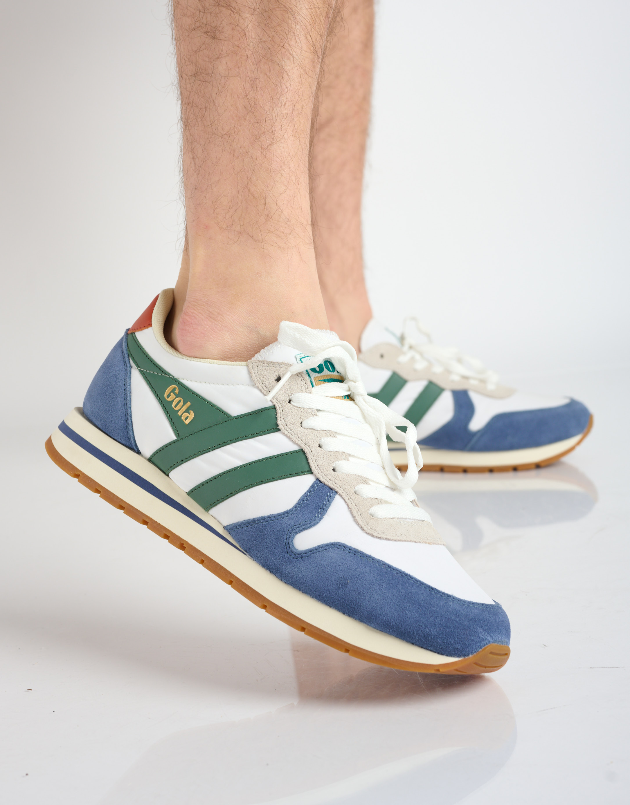 נעלי גברים - Gola - סניקרס DAYTONA CHUTE - לבן   כחול2