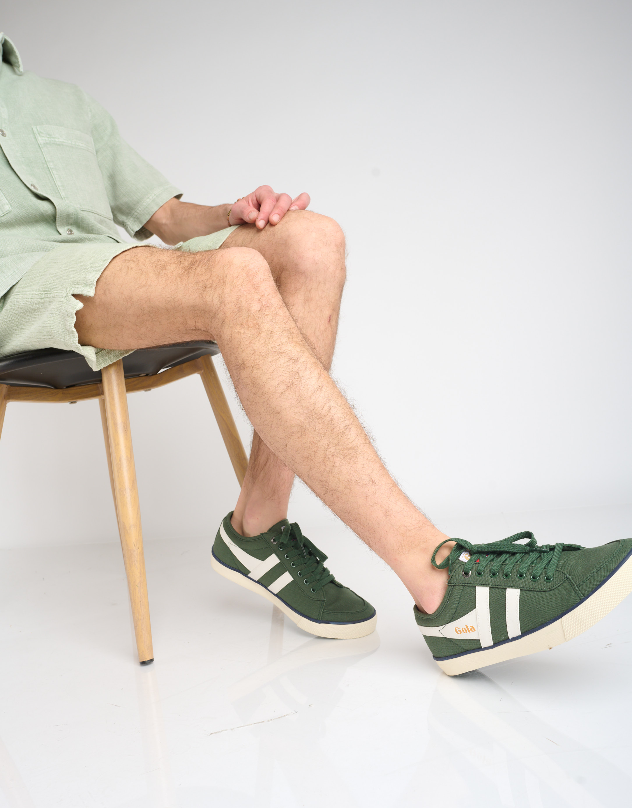 נעלי גברים - Gola - סניקרס COMET - ירוק   לבן3