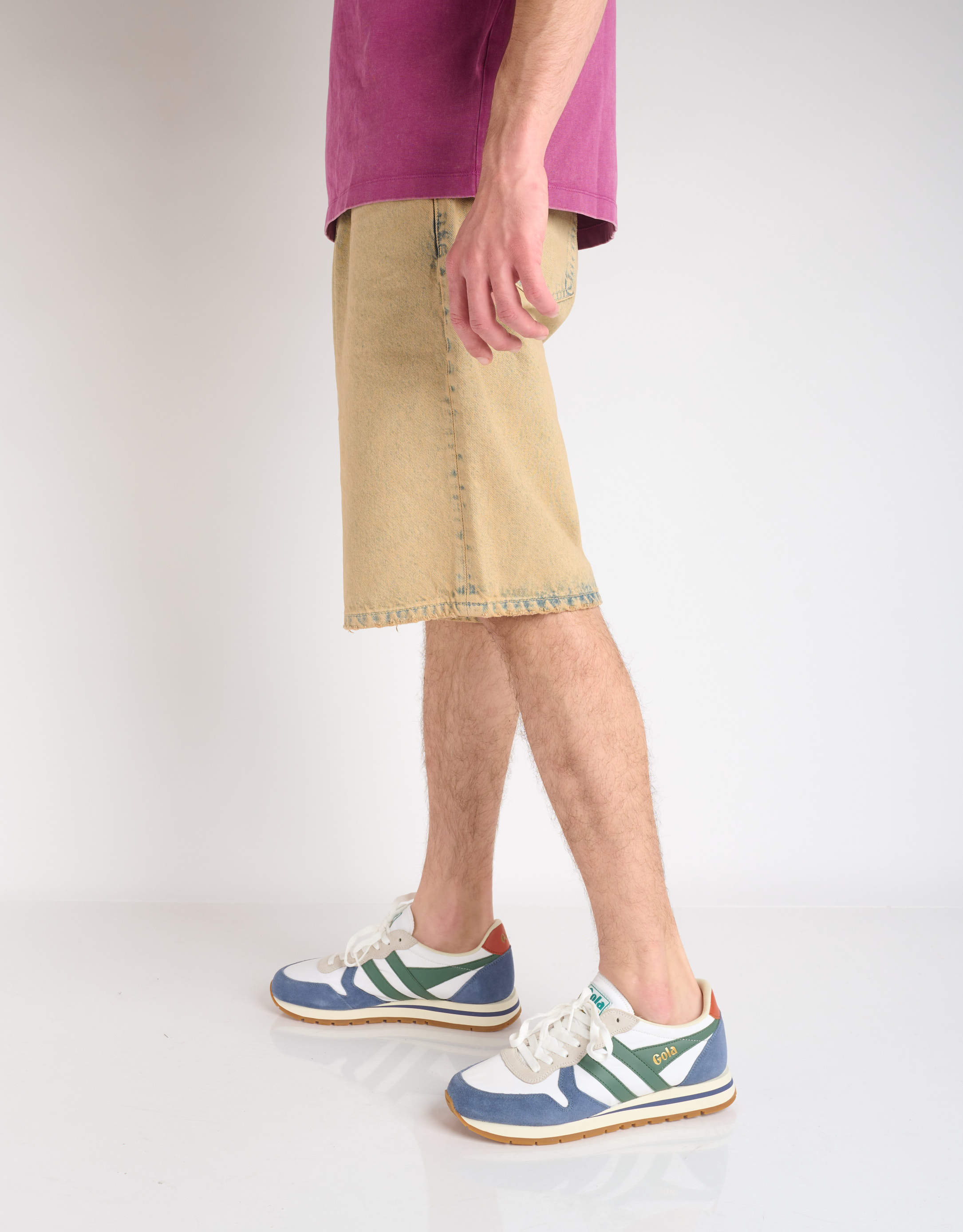 נעלי גברים - Gola - סניקרס DAYTONA CHUTE - לבן   כחול3