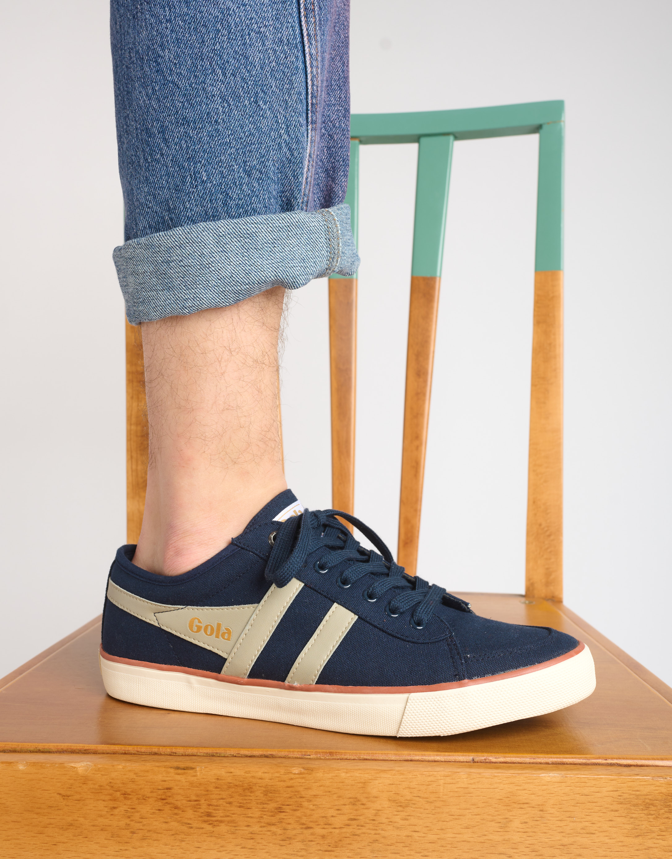 נעלי גברים - Gola - סניקרס COMET - כחול   לבן4