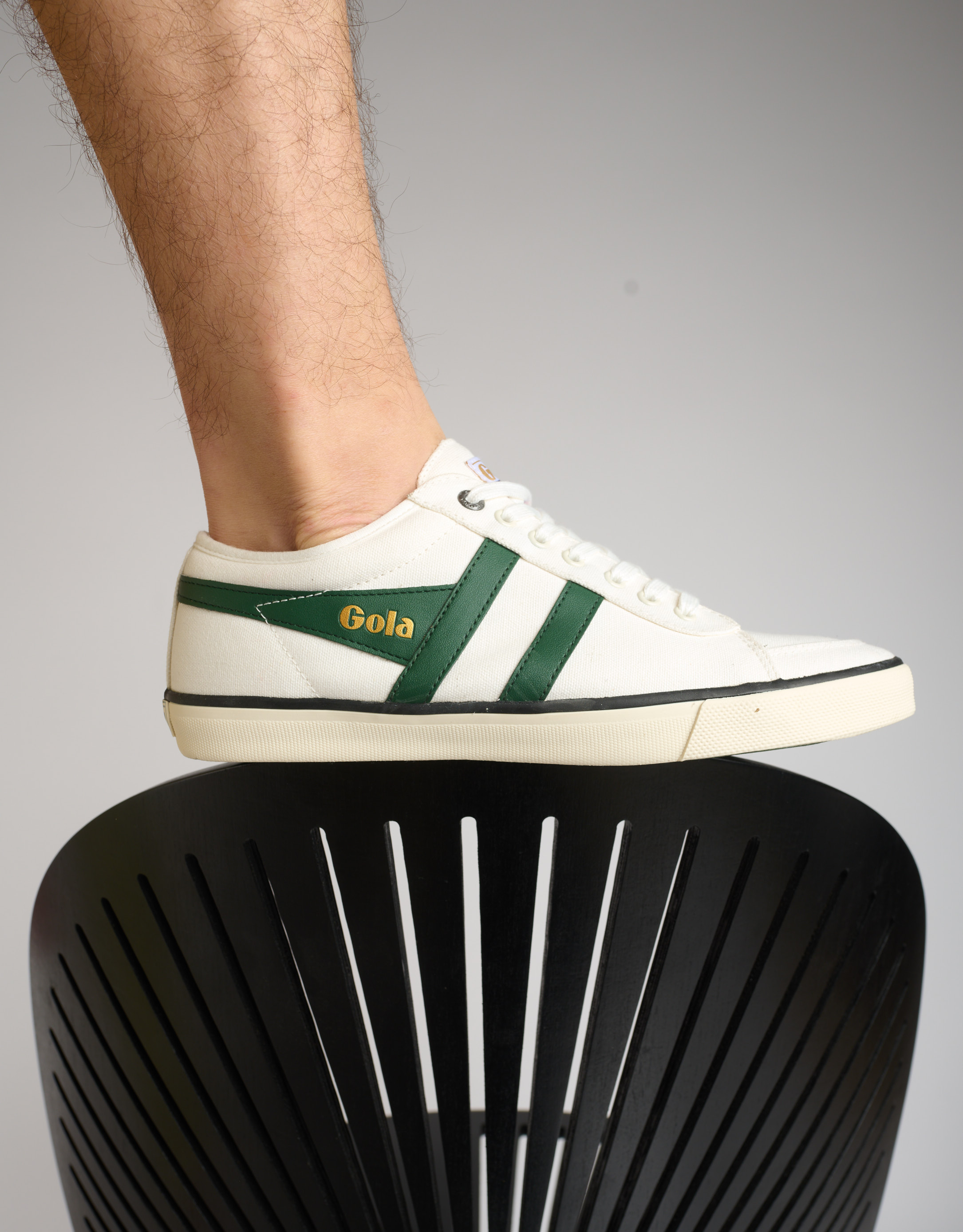 נעלי גברים - Gola - סניקרס COMET - לבן   ירוק4
