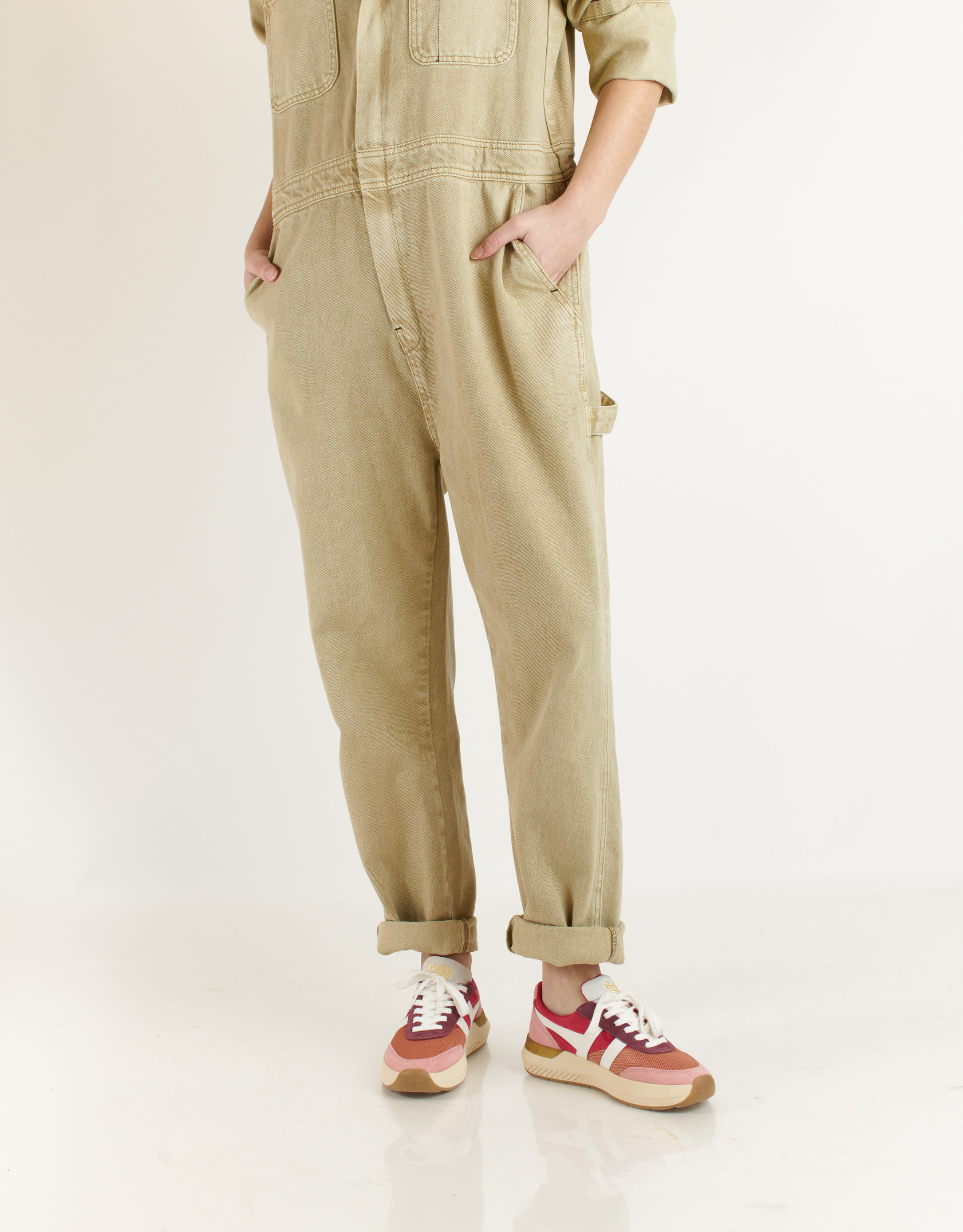 נעלי נשים - Gola - סניקרס RAVEN - כתום   ורוד3