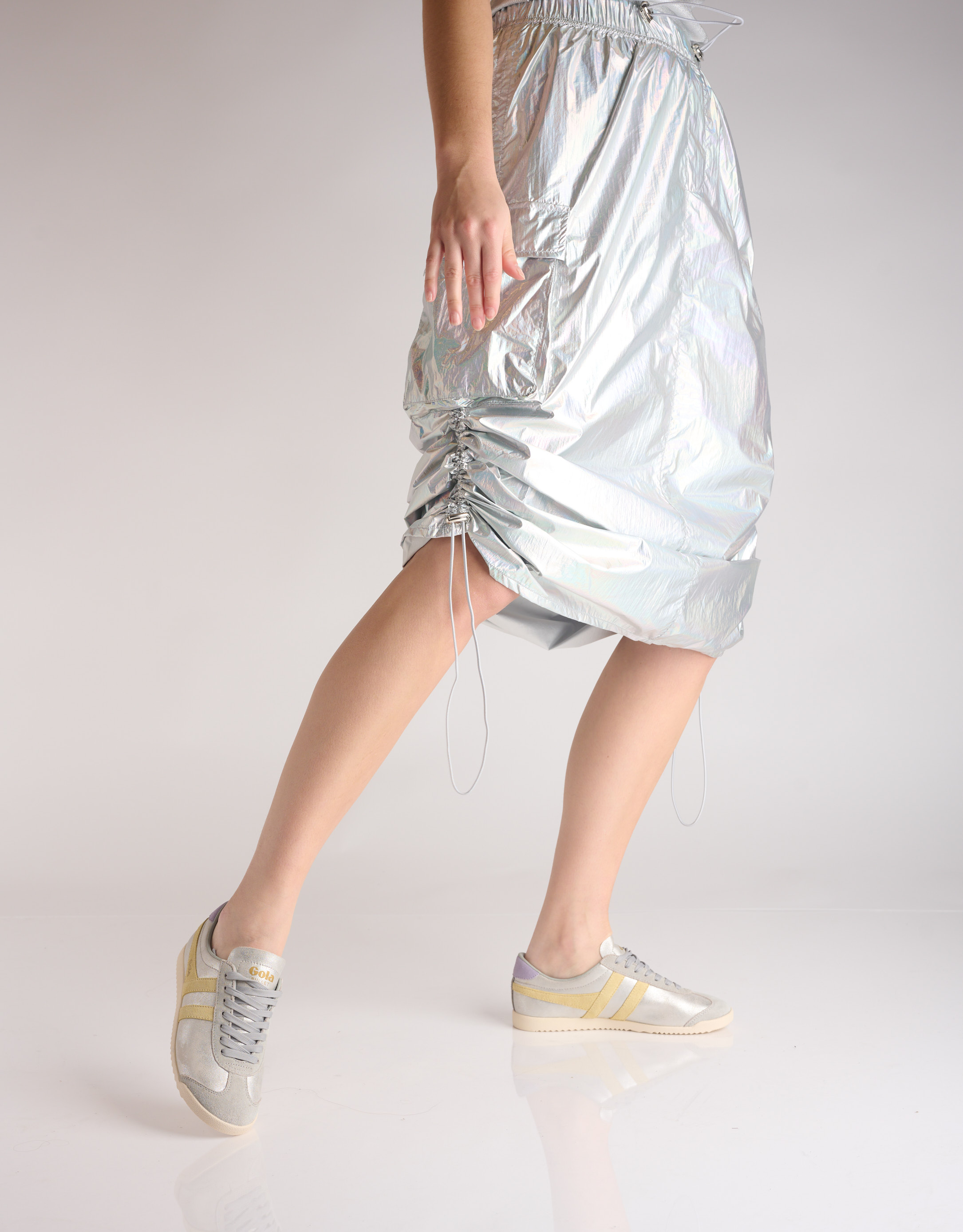 נעלי נשים - Gola - סניקרס BULLET BLAZE - כסף2