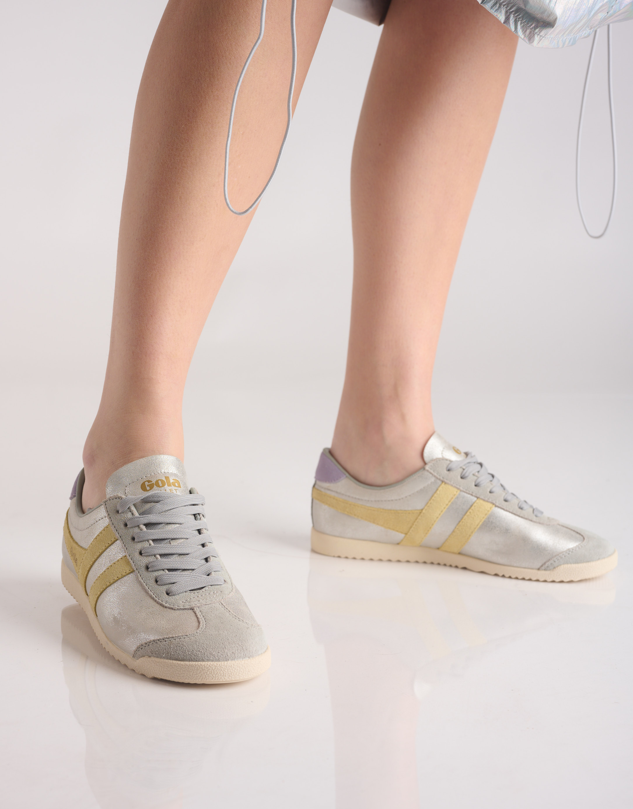 נעלי נשים - Gola - סניקרס BULLET BLAZE - כסף3