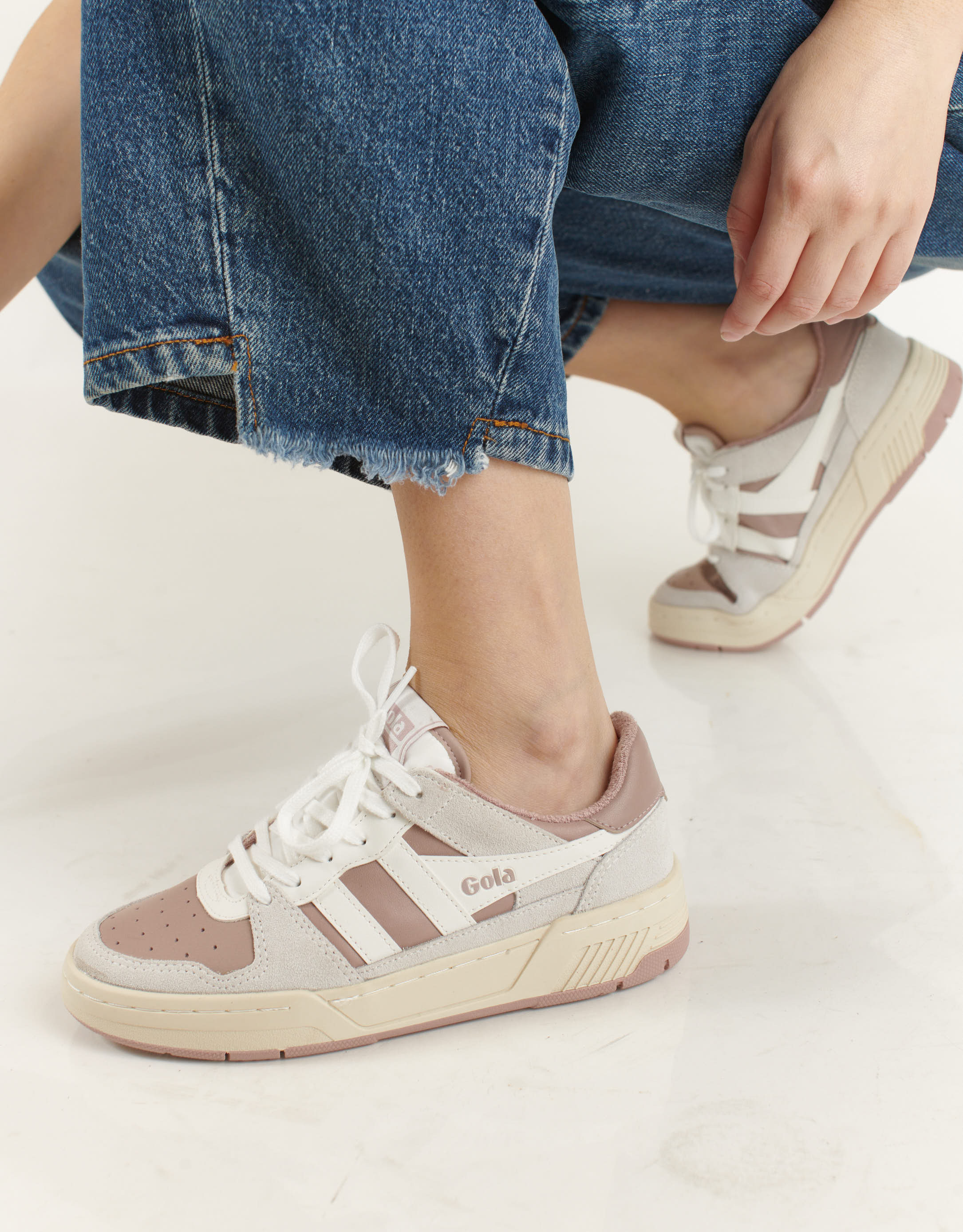 נעלי נשים - Gola - סניקרס ALLCOURT - ורוד עתיק