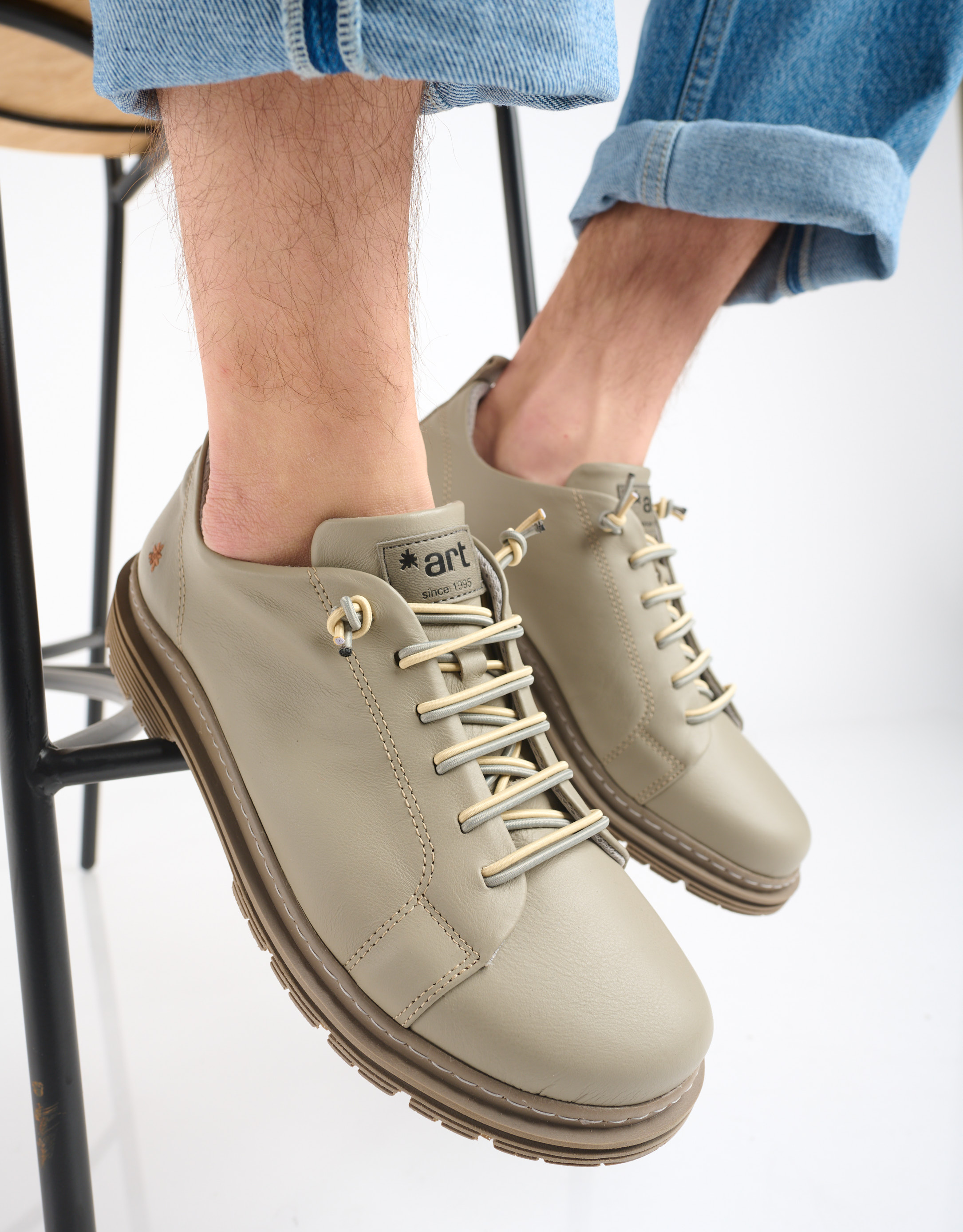 נעלי גברים - Art - נעלי עור BIRMINGHAM - אפור4