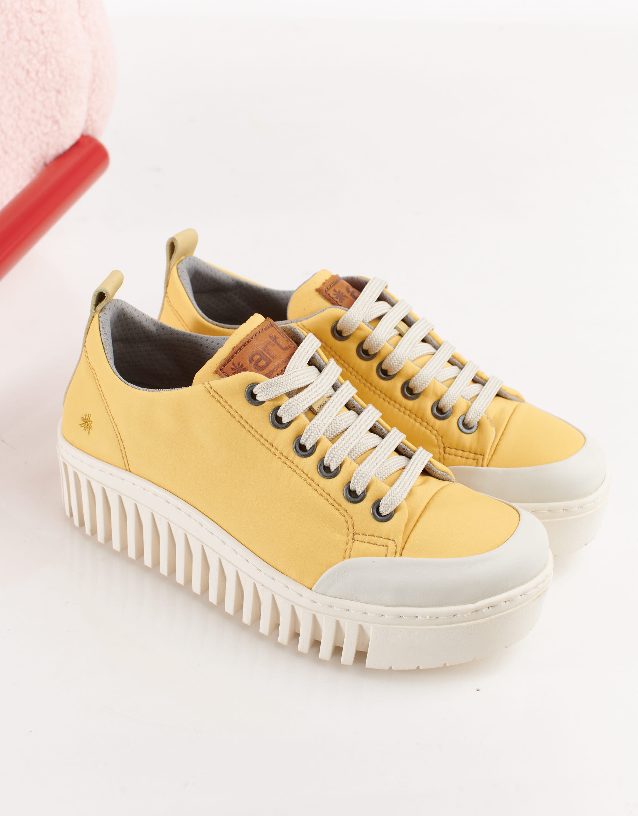 נעלי נשים - Art - סניקרס BRIGHTON - צהוב4