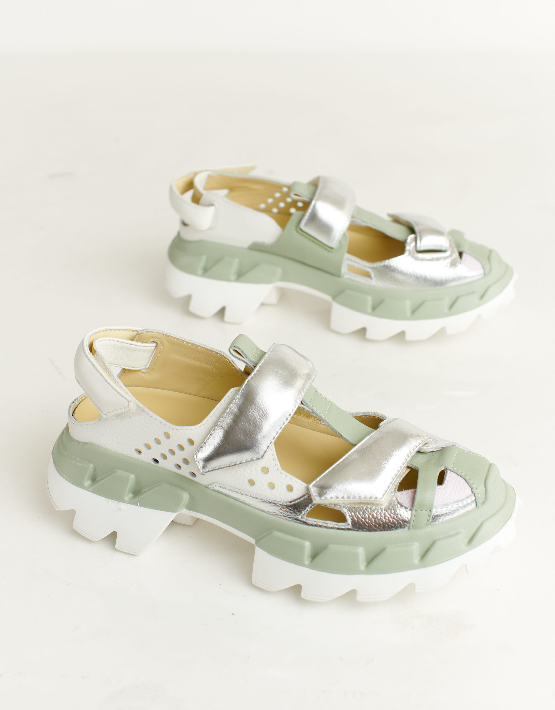 נעלי נשים - 4CCCCEES - סנדלים ARKO SAND - כסף2