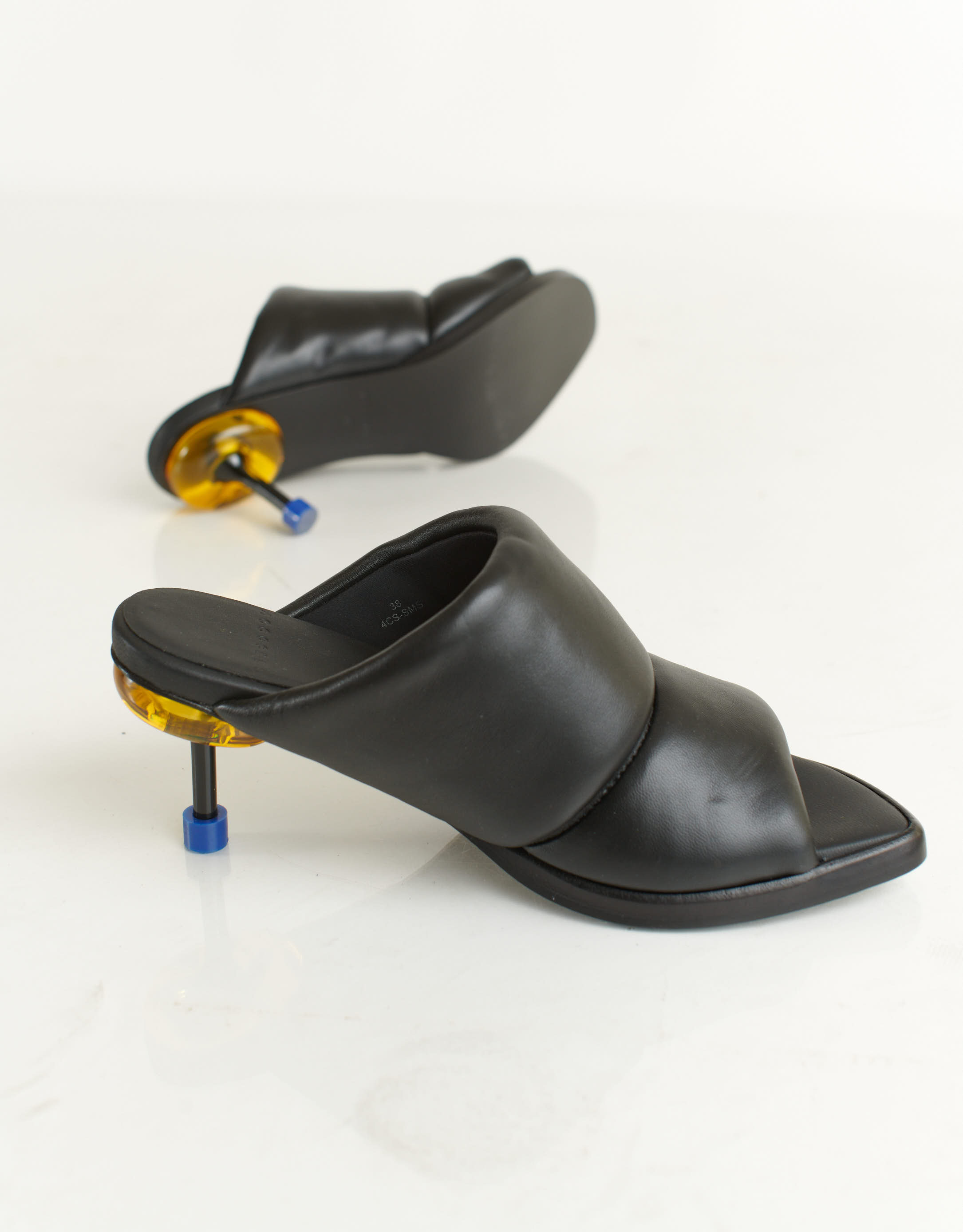 נעלי נשים - 4CCCCEES - כפכפי עקב OSHA PILLOW - שחור2