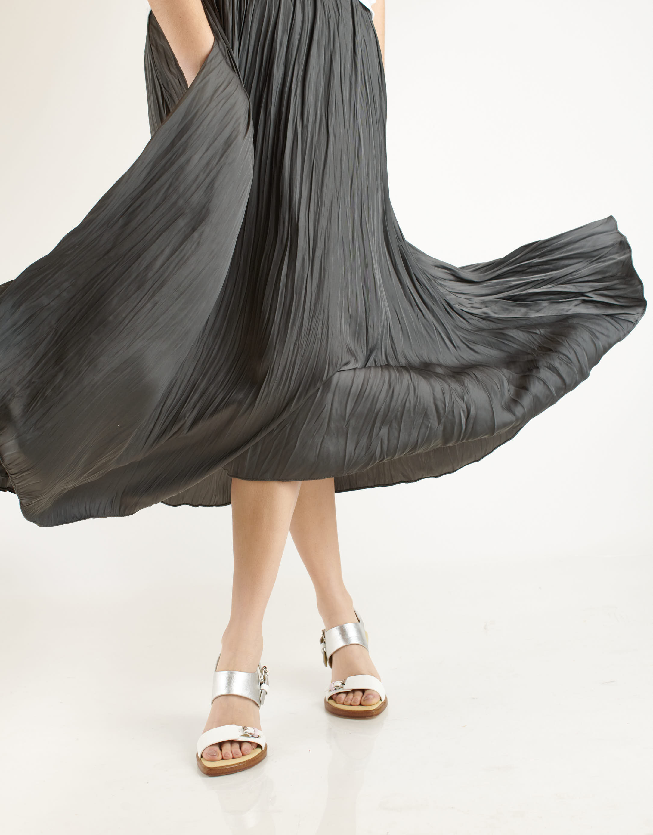 נעלי נשים - 4CCCCEES - סנדלי עקב OSHA DAY - לבן3