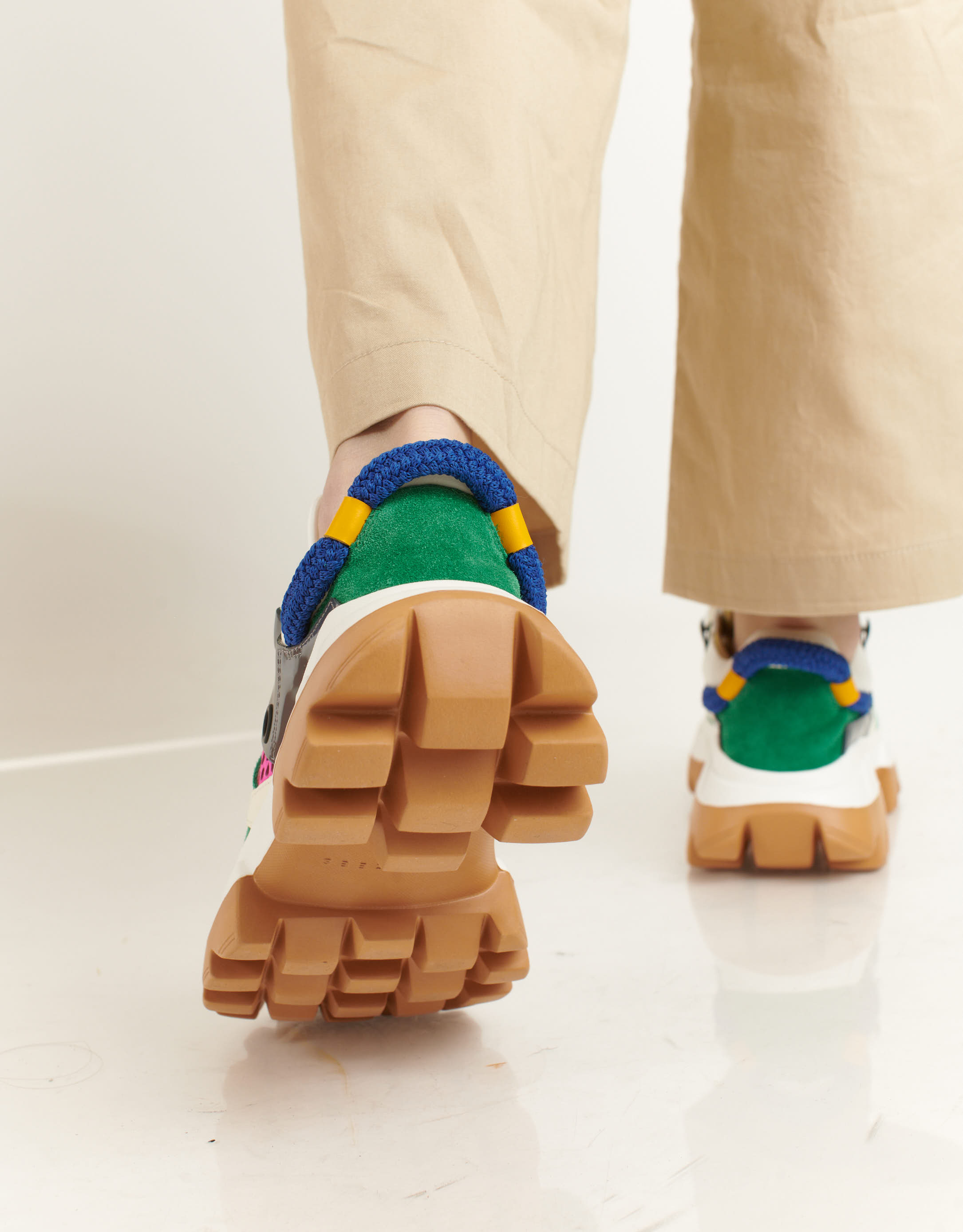 נעלי נשים - 4CCCCEES - סניקרס מחוררות ARKO JUNGL - צבעוני4