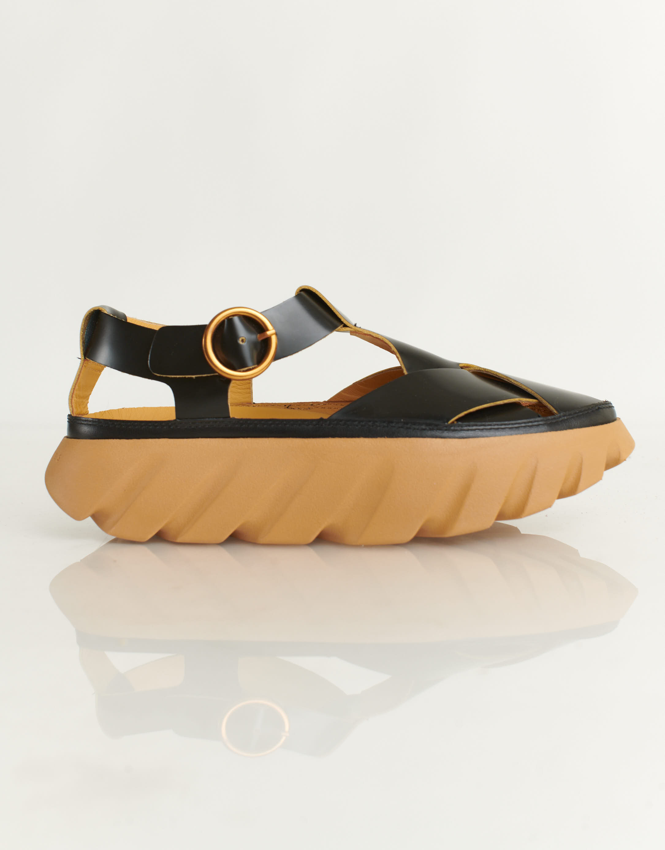 נעלי נשים - 4CCCCEES - סנדלי דייגים TURA ROSSI - שחור2