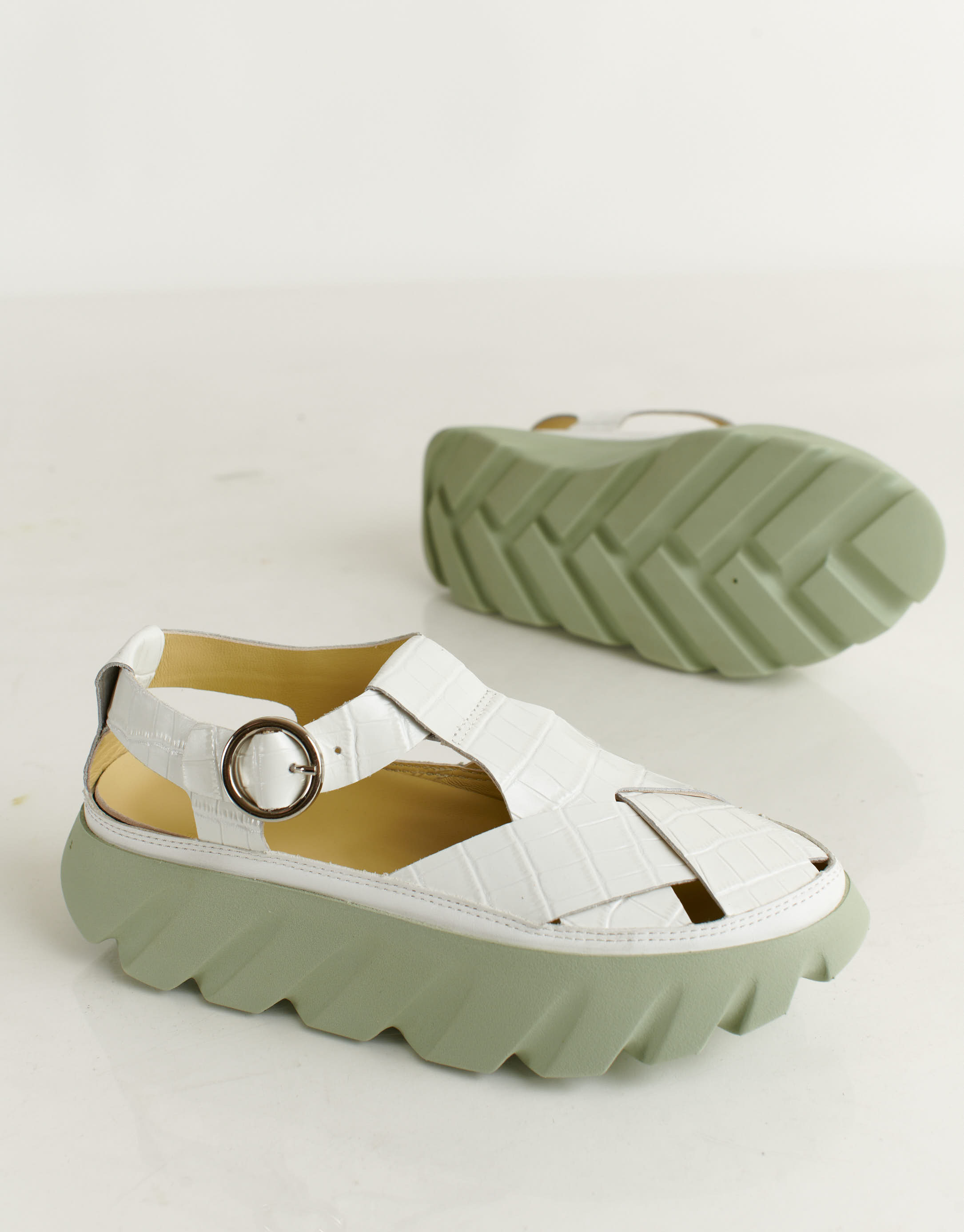 נעלי נשים - 4CCCCEES - סנדלי דייגים TURA ROSSI - לבן2