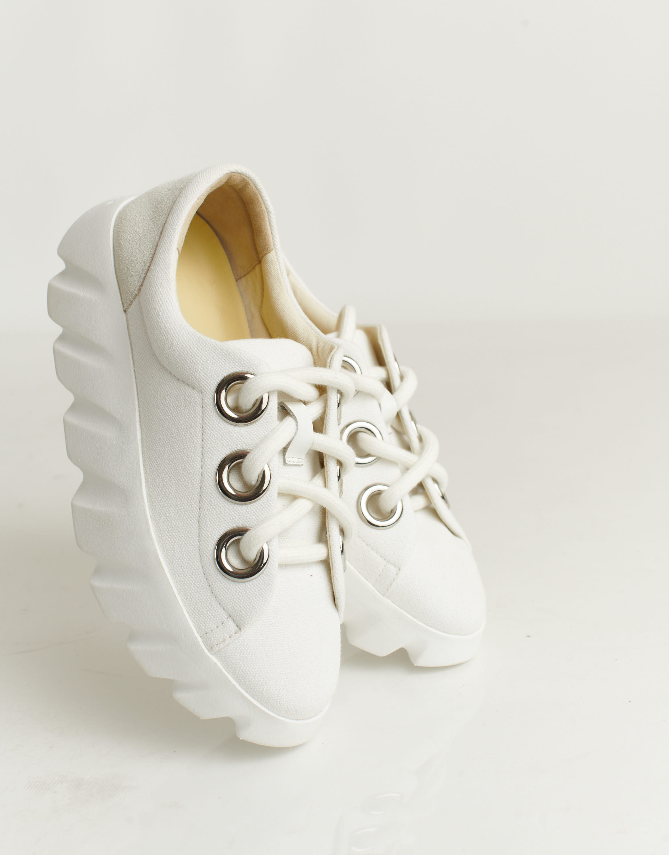 נעלי נשים - 4CCCCEES - סניקרס בד TURA FABI - לבן3