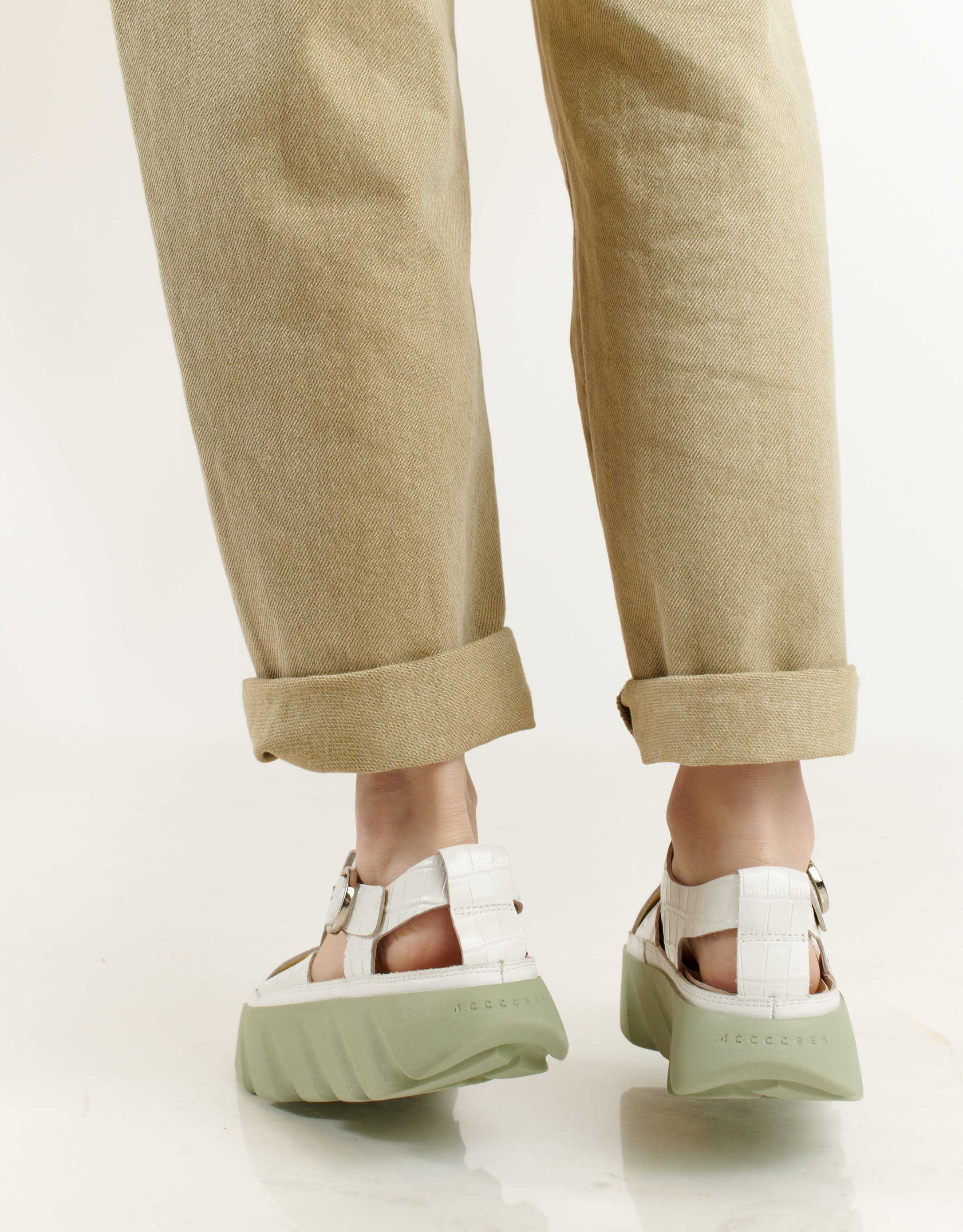 נעלי נשים - 4CCCCEES - סנדלי דייגים TURA ROSSI - לבן4