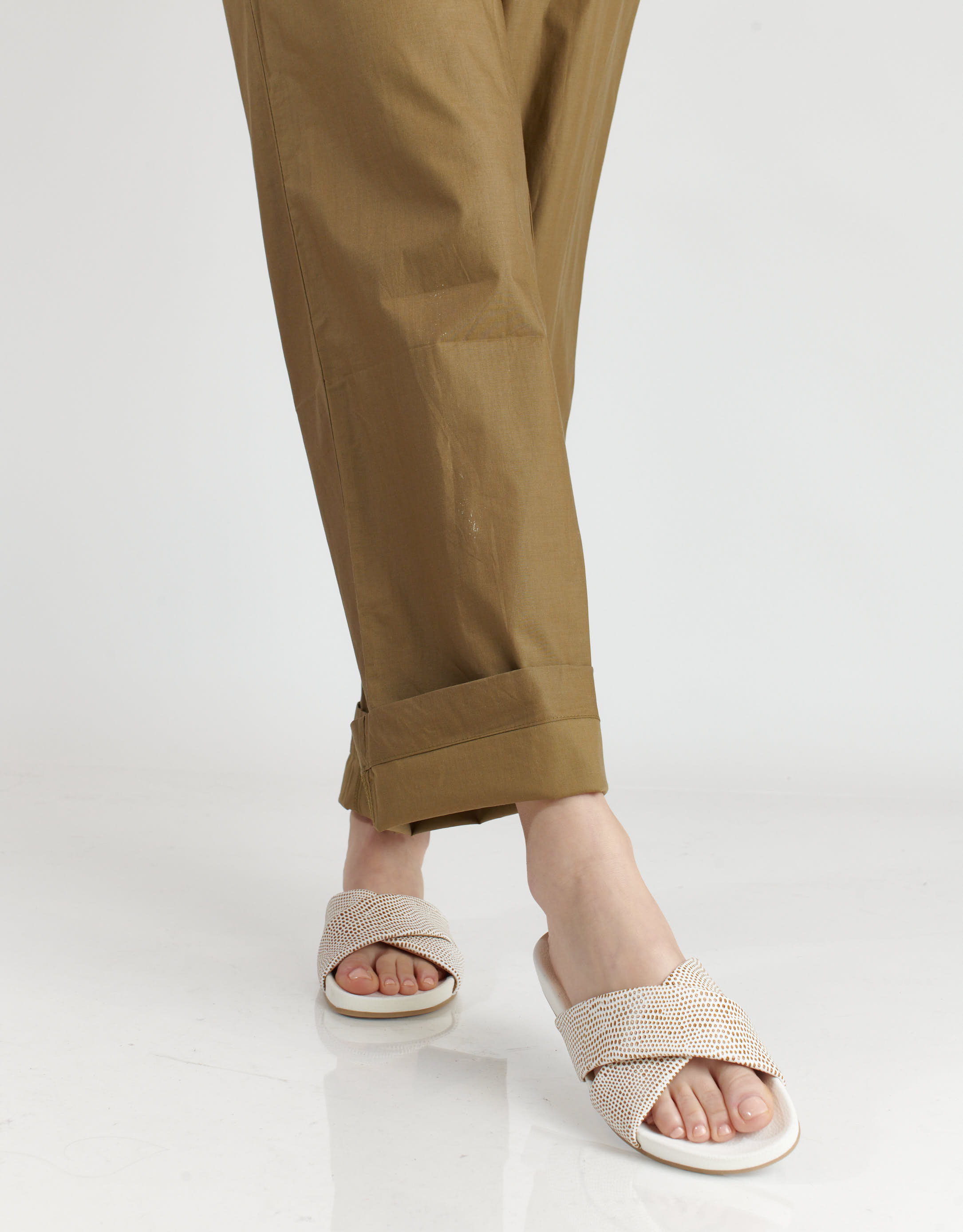 נעלי נשים - Rollie - כפכפים משולבים TIDE CROSS - לבן   חום3