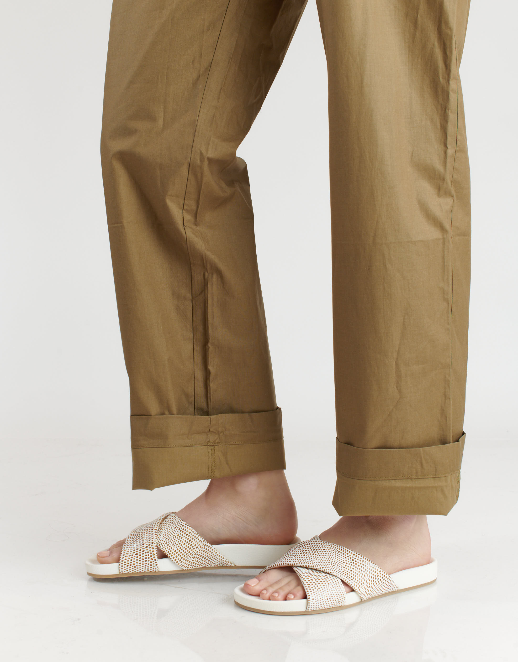 נעלי נשים - Rollie - כפכפים משולבים TIDE CROSS - לבן   חום4