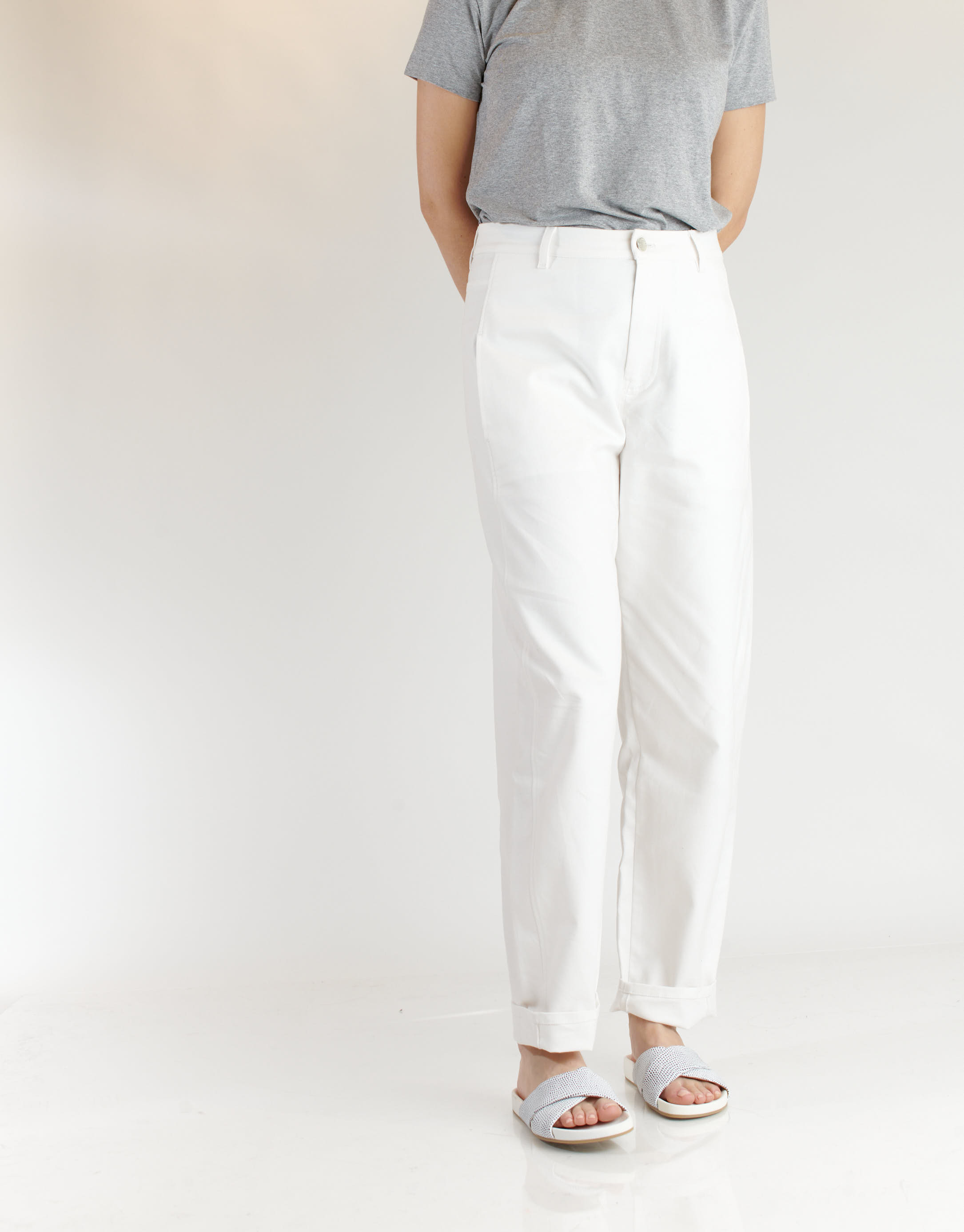 נעלי נשים - Rollie - כפכפים משולבים TIDE CROSS - לבן   כחול4