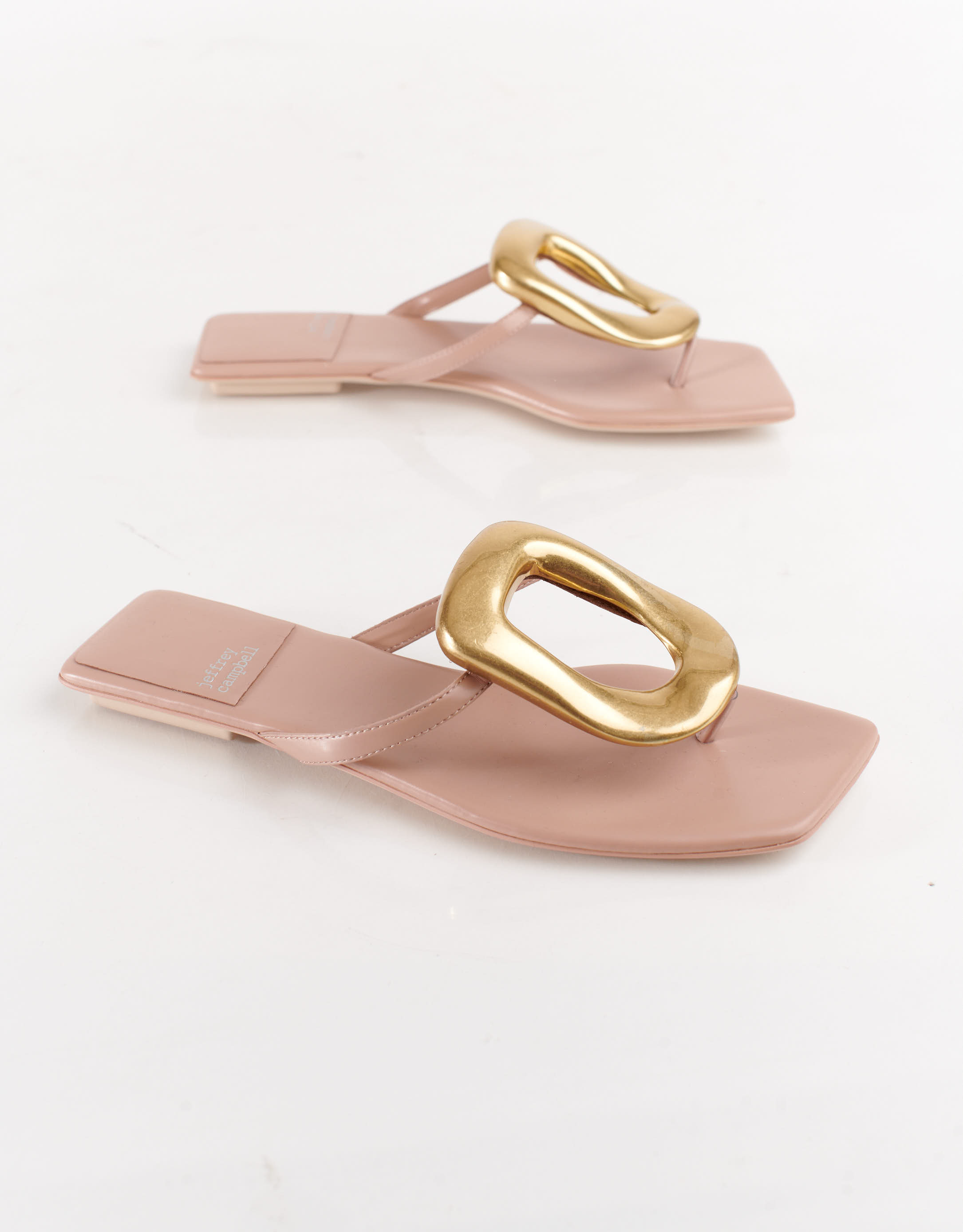 נעלי נשים - Jeffrey Campbell - כפכפים שטוחים LINQUES - בז'2