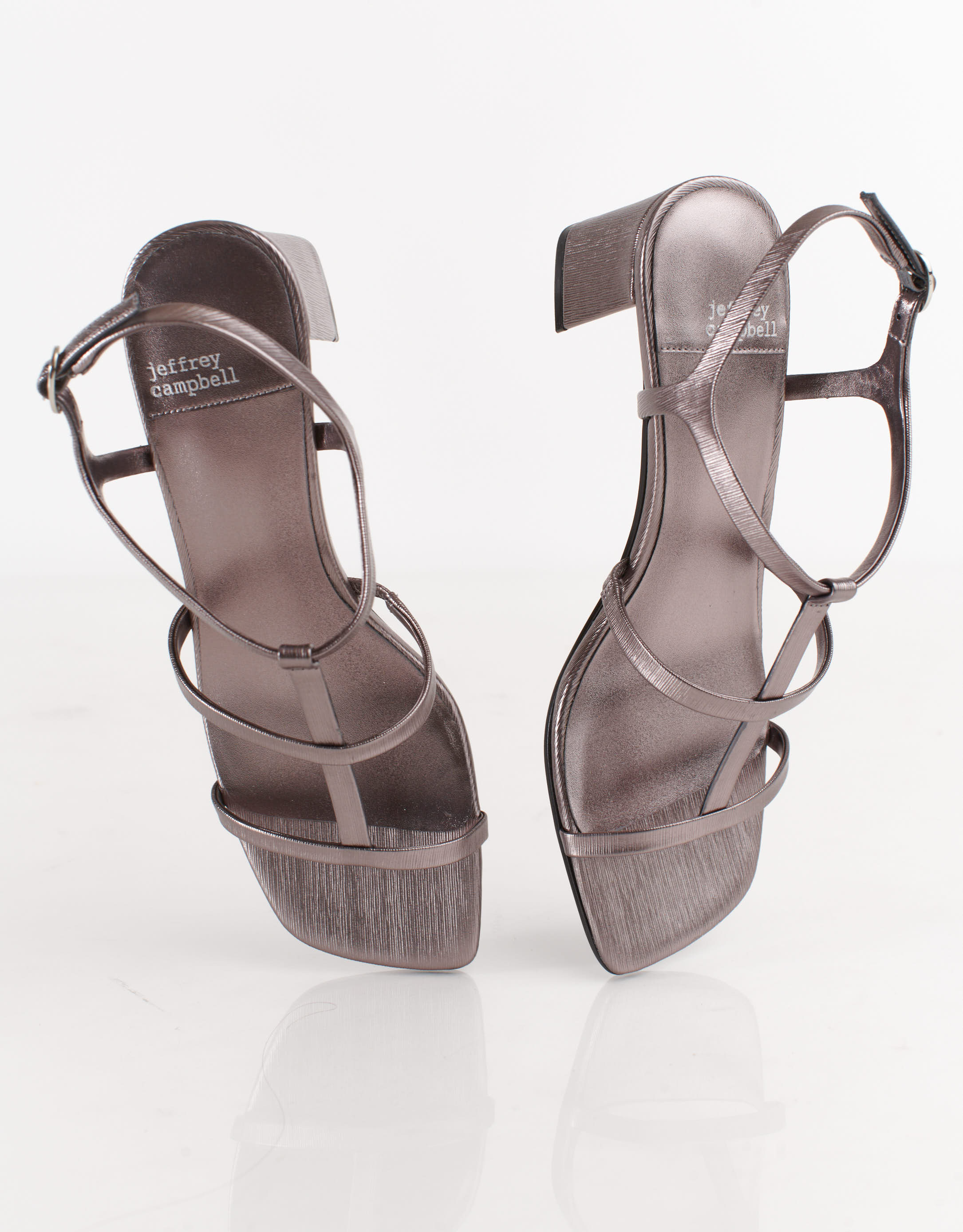 נעלי נשים - Jeffrey Campbell - סנדלי עקב HELIOS - פיוטר2