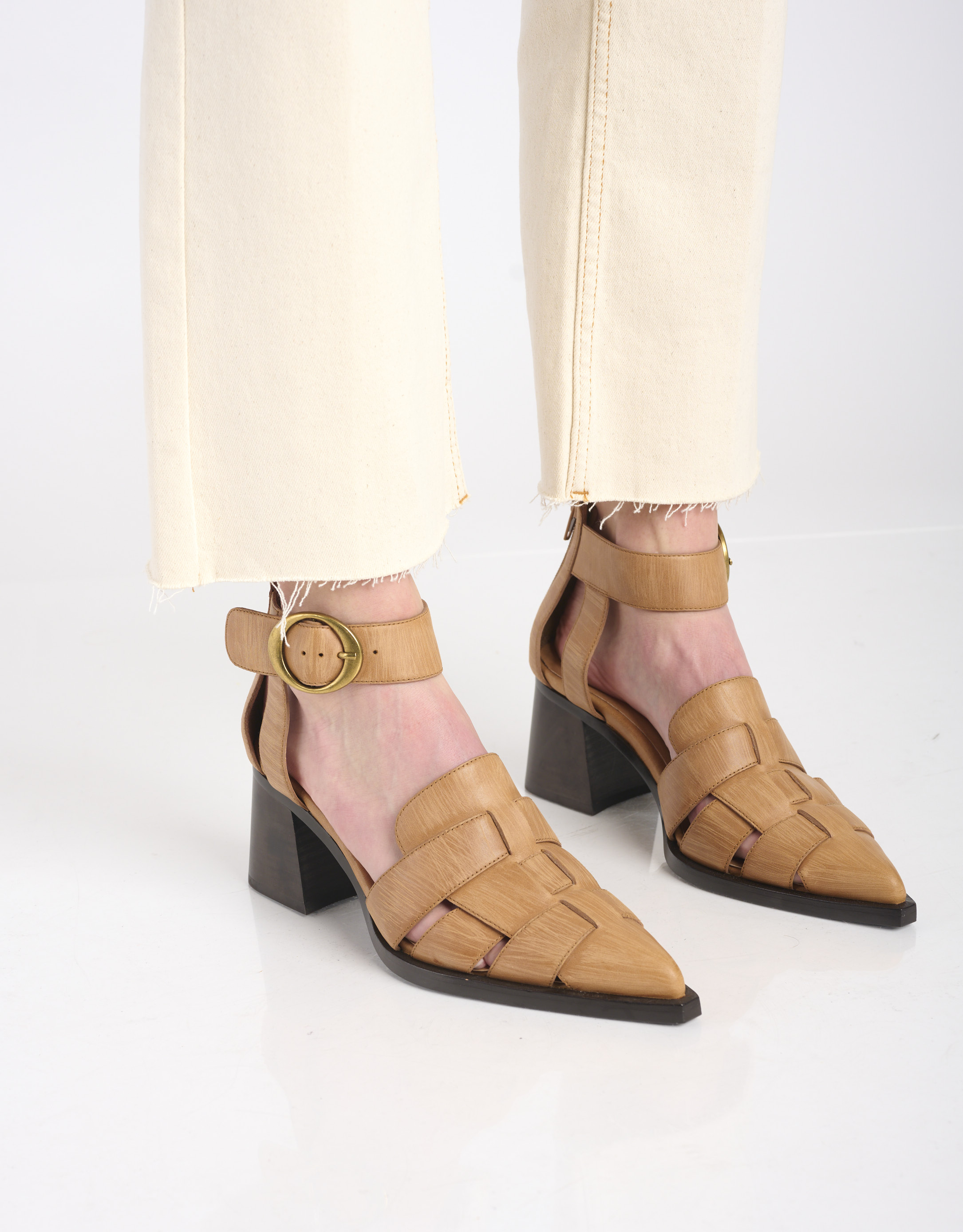 נעלי נשים - Jeffrey Campbell - סנדלי עקב MARIA - ניוד3