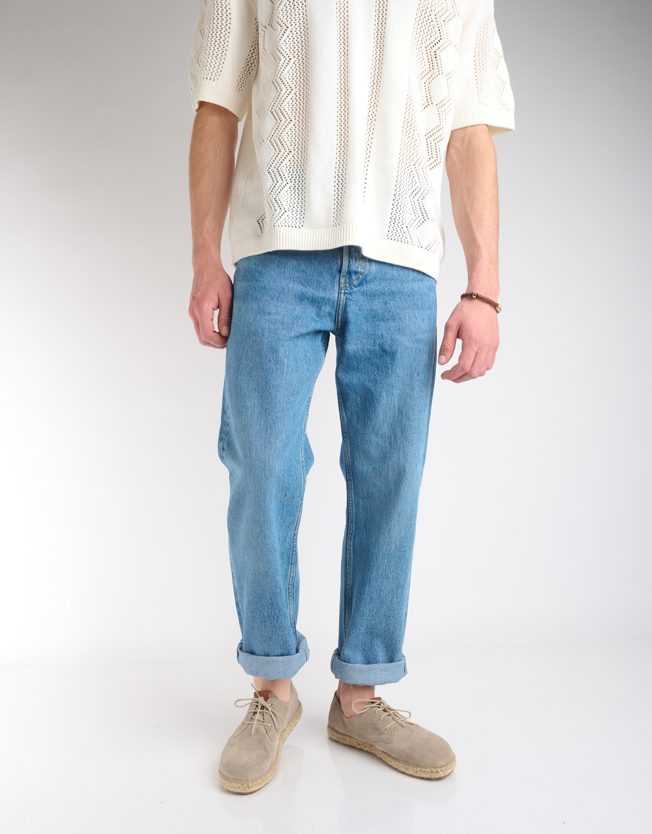 נעלי גברים - El Naturalista - נעלי זמש CAMPOS - אפור1