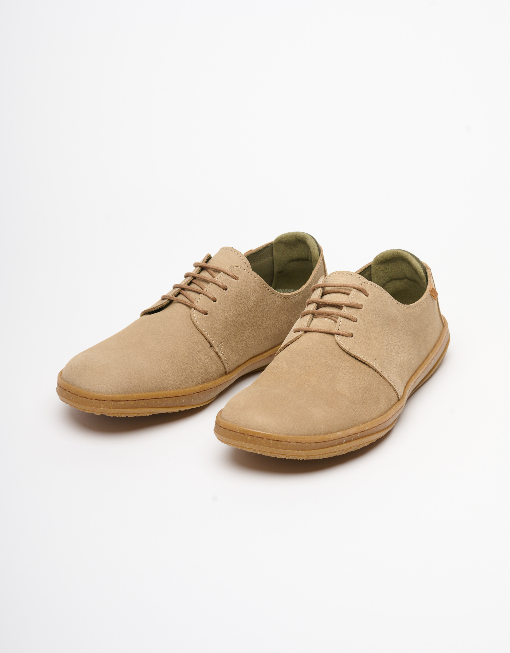 נעלי גברים - El Naturalista - נעלי עור AMAZONAS - בז'2