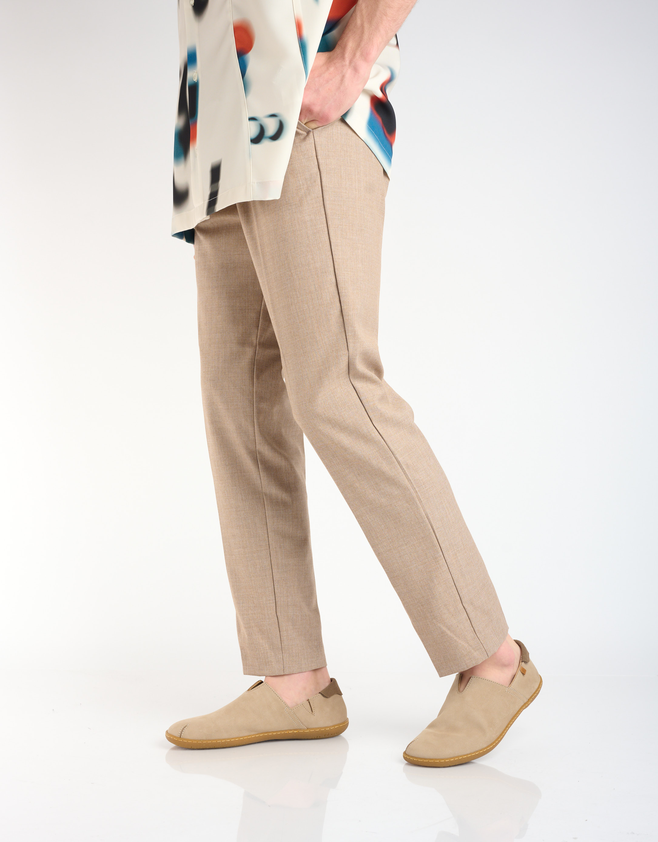 נעלי גברים - El Naturalista - נעלי עור EL VIAJERO - בז'2