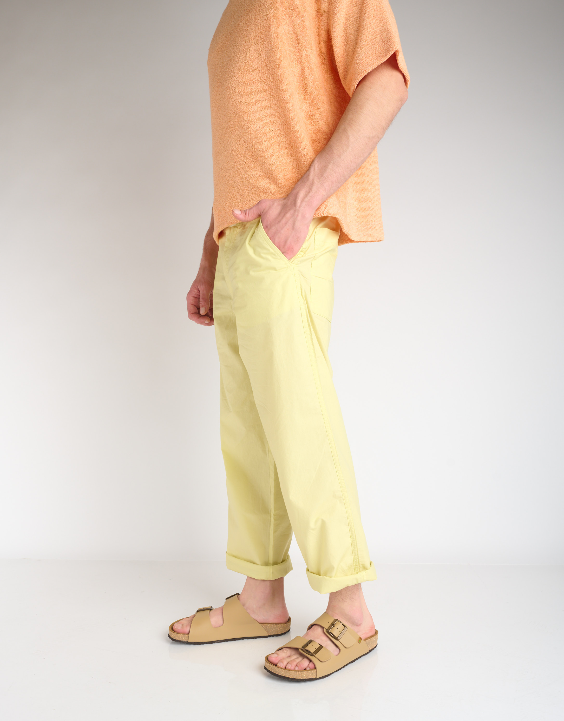 נעלי גברים - El Naturalista - כפכפי WARAJI VEGAN - בז'3