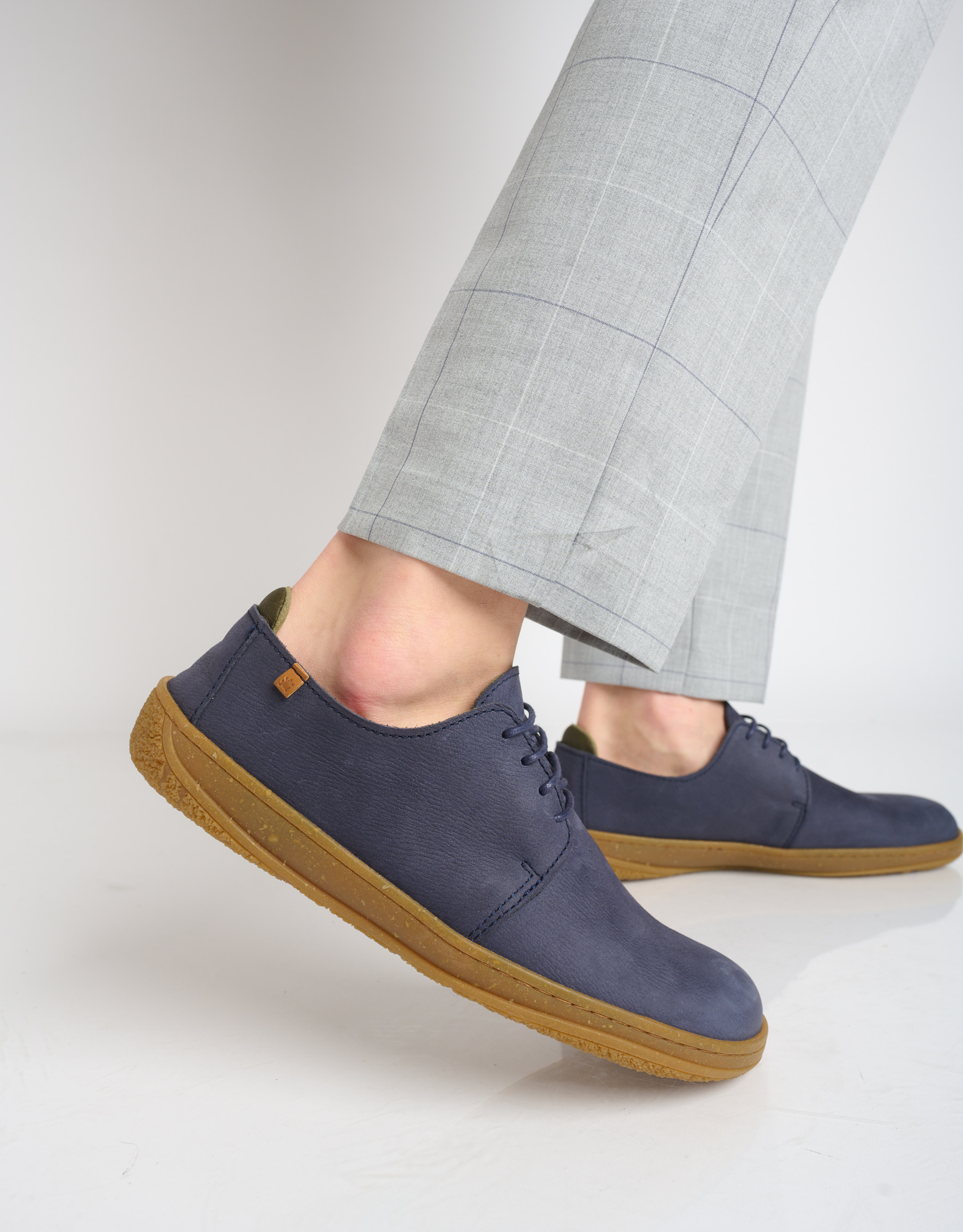 נעלי גברים - El Naturalista - נעלי עור AMAZONAS - כחול3