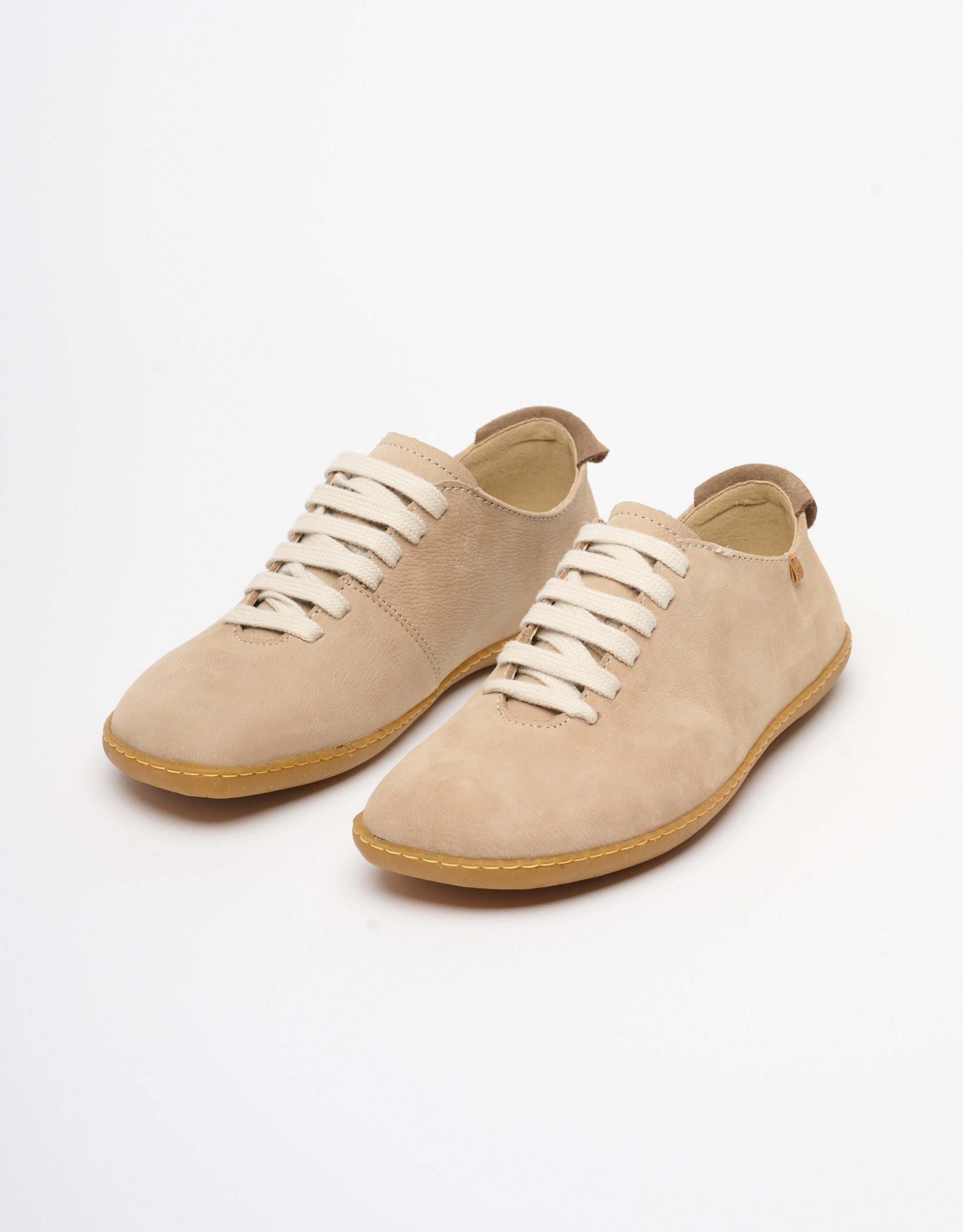 נעלי גברים - El Naturalista - נעליים עם שרוכים EL VIAJE - בז'4