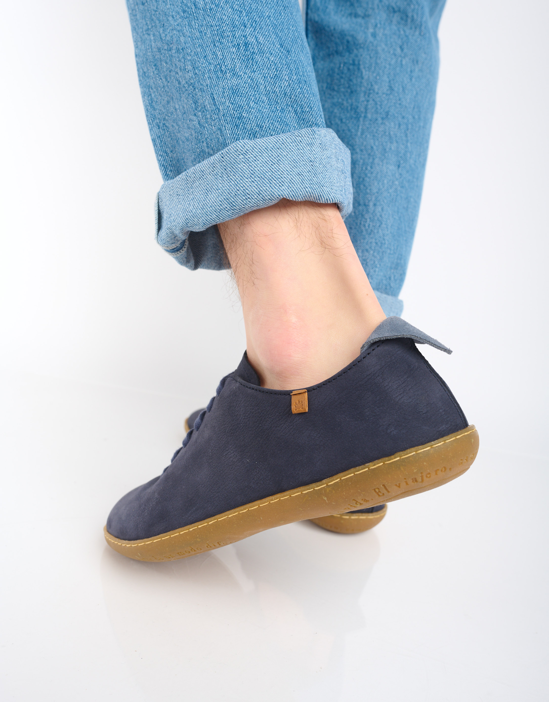 נעלי גברים - El Naturalista - נעליים עם שרוכים EL VIAJE - כחול4