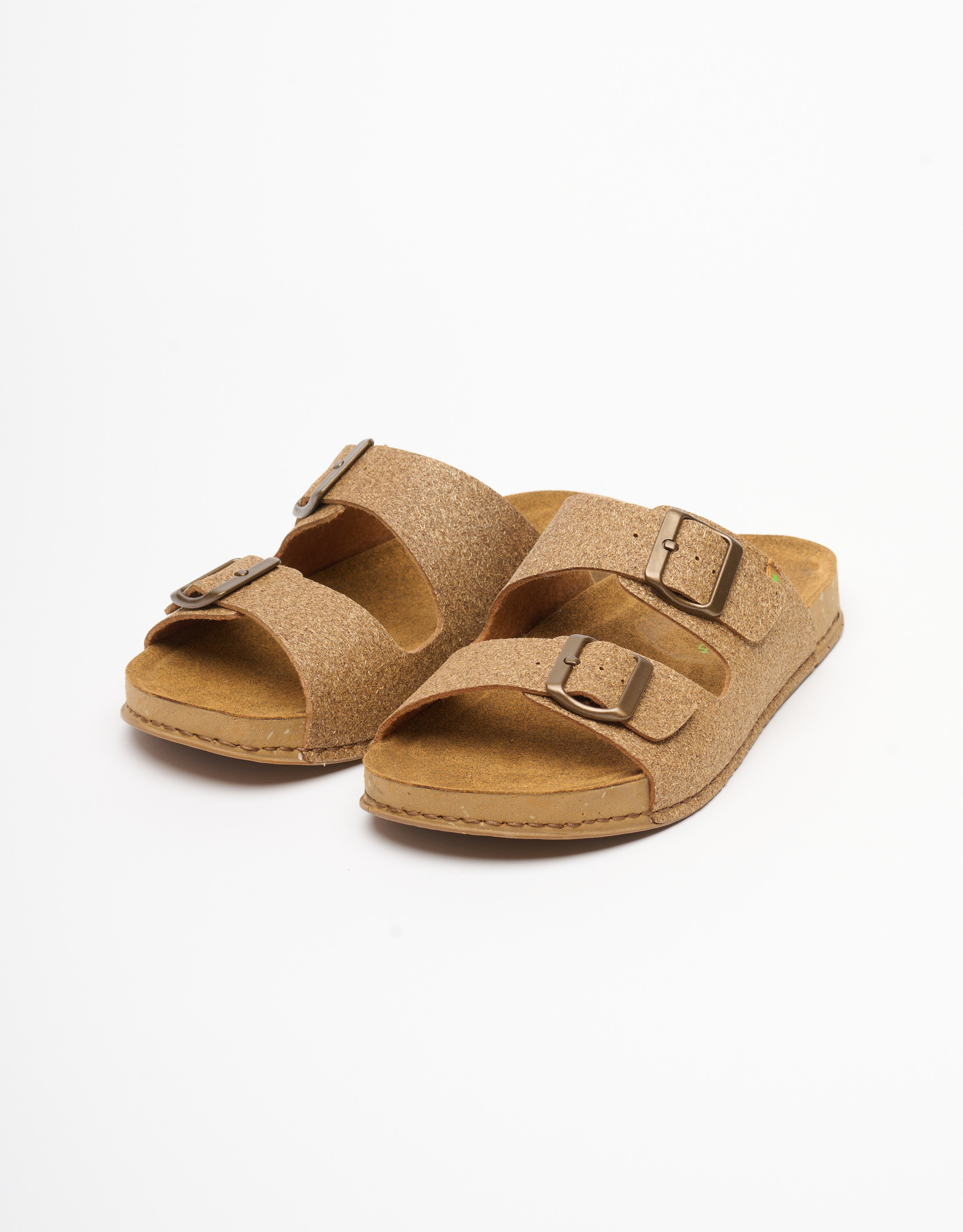 נעלי גברים - El Naturalista - כפכפים טבעוניים BALANCE - חום2