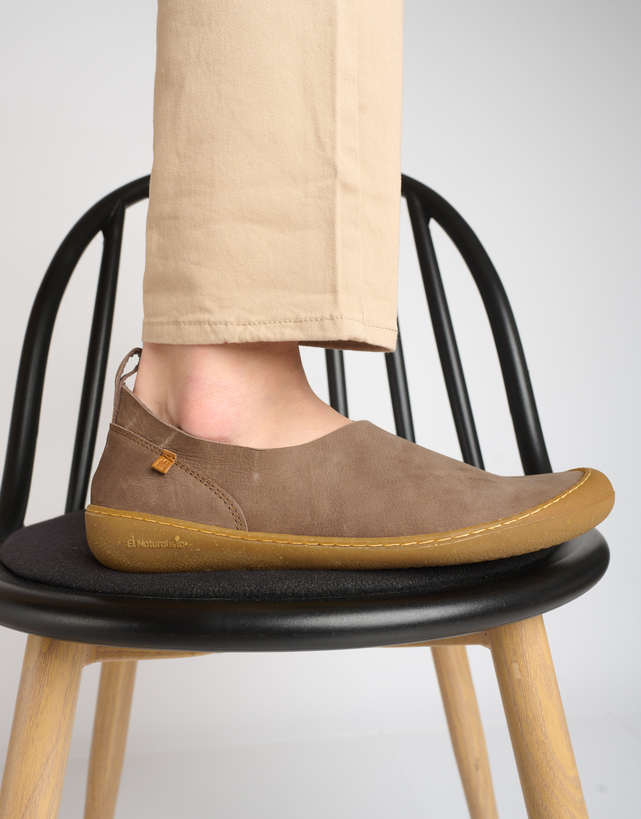 נעלי גברים - El Naturalista - נעלי עור PAWIKAN - אפור2