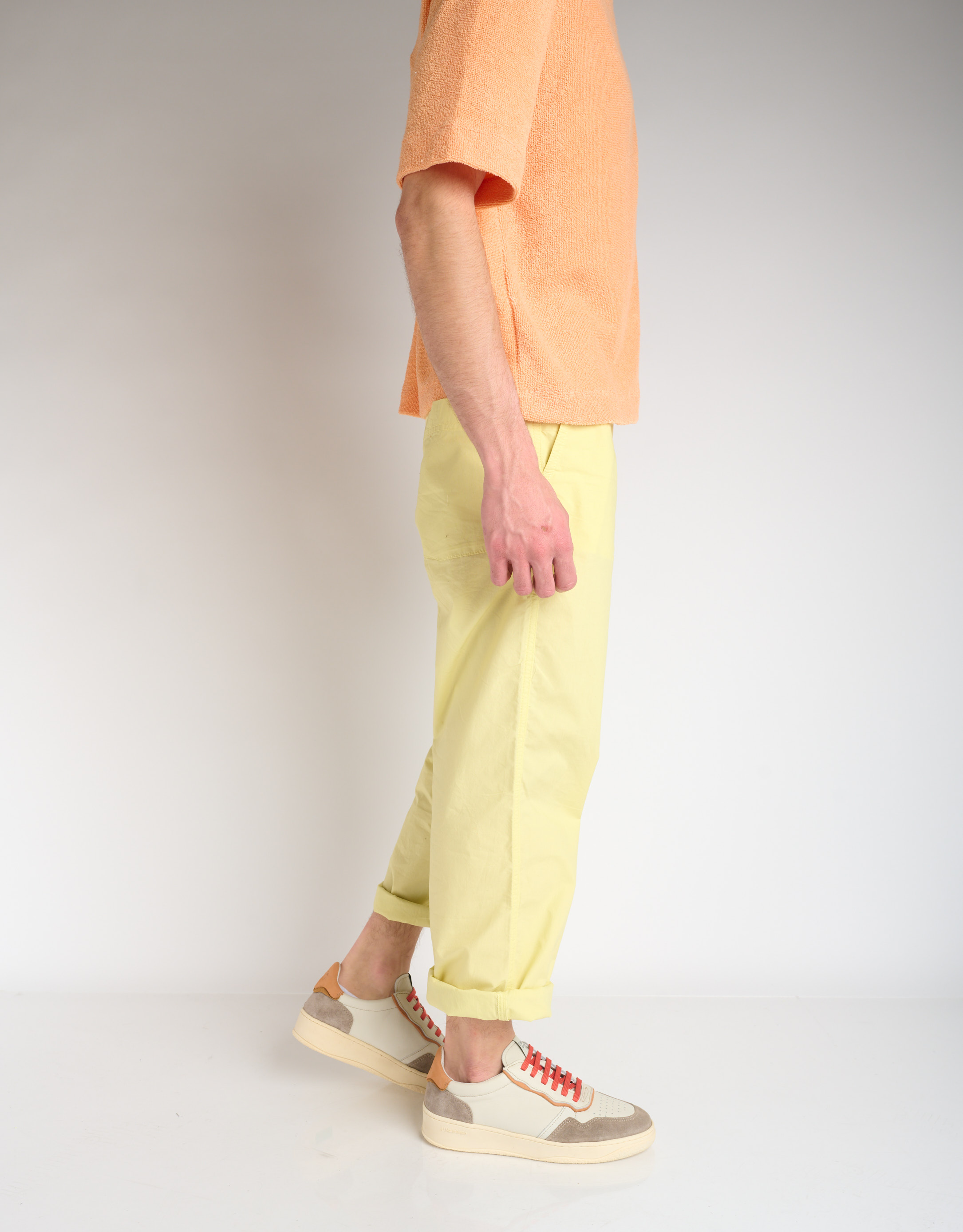 נעלי גברים - El Naturalista - סניקרס עור GEO - כתום3