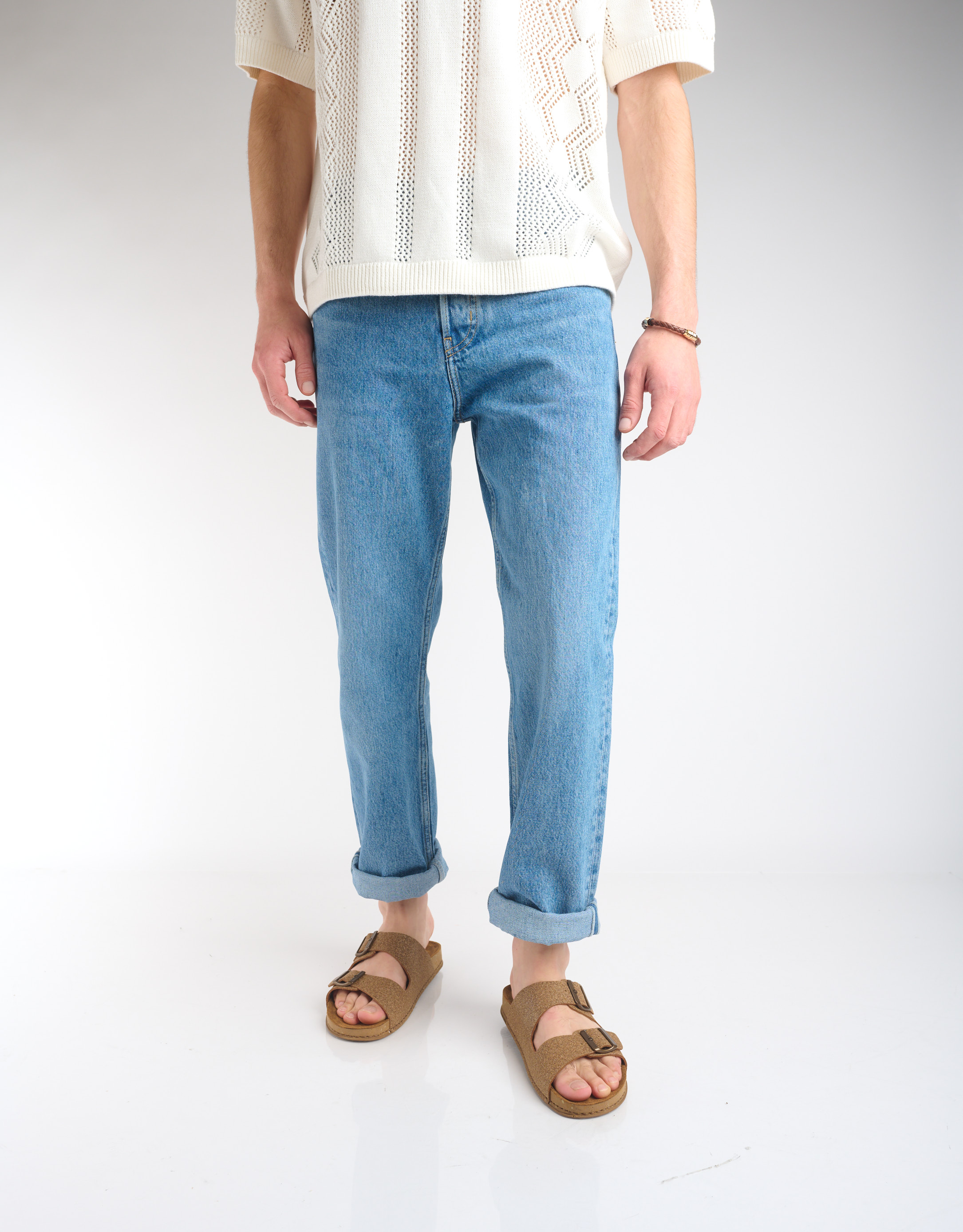 נעלי גברים - El Naturalista - כפכפים טבעוניים BALANCE - חום