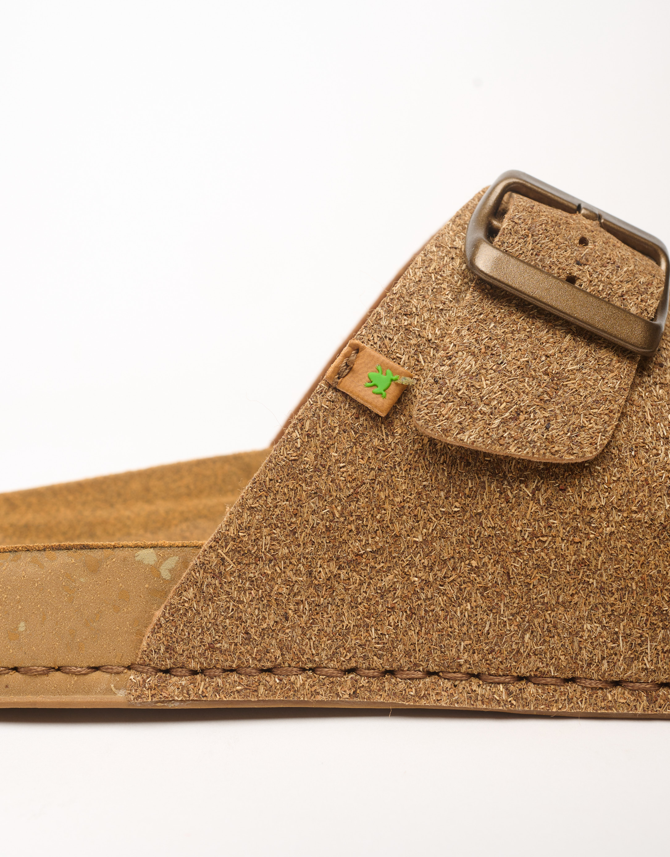 נעלי גברים - El Naturalista - כפכפים טבעוניים BALANCE - חום4