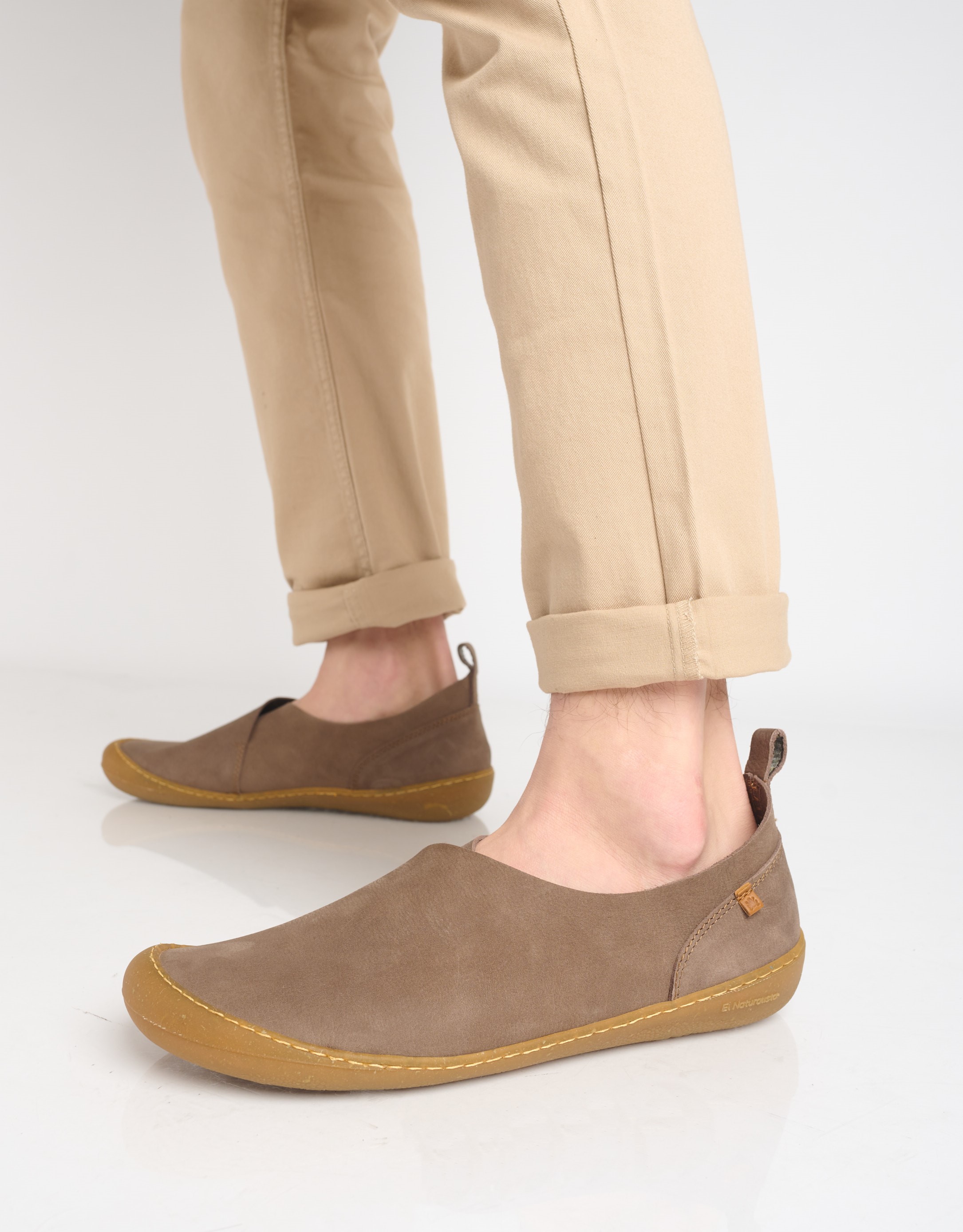 נעלי גברים - El Naturalista - נעלי עור PAWIKAN - אפור3