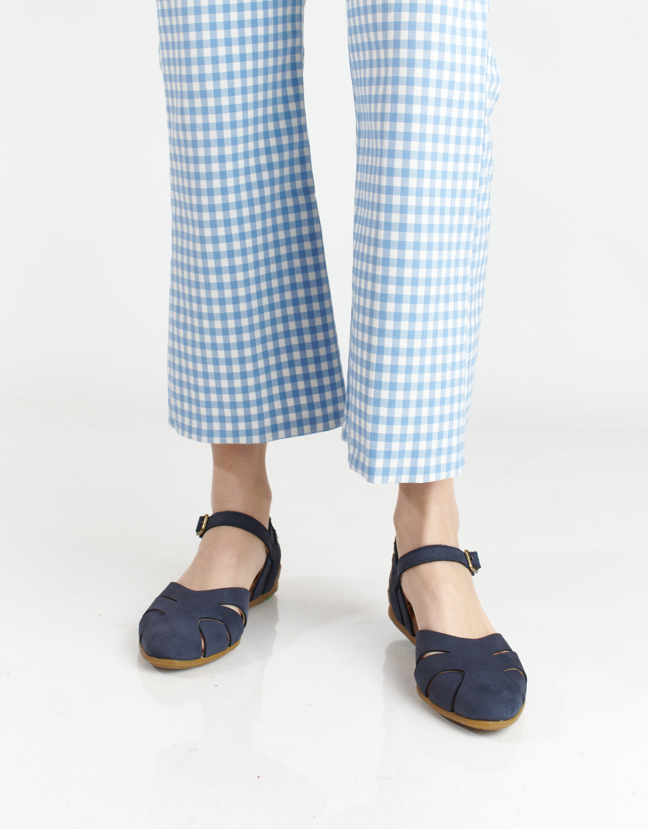 נעלי נשים - El Naturalista - סנדלי עור  STELLA - כחול2