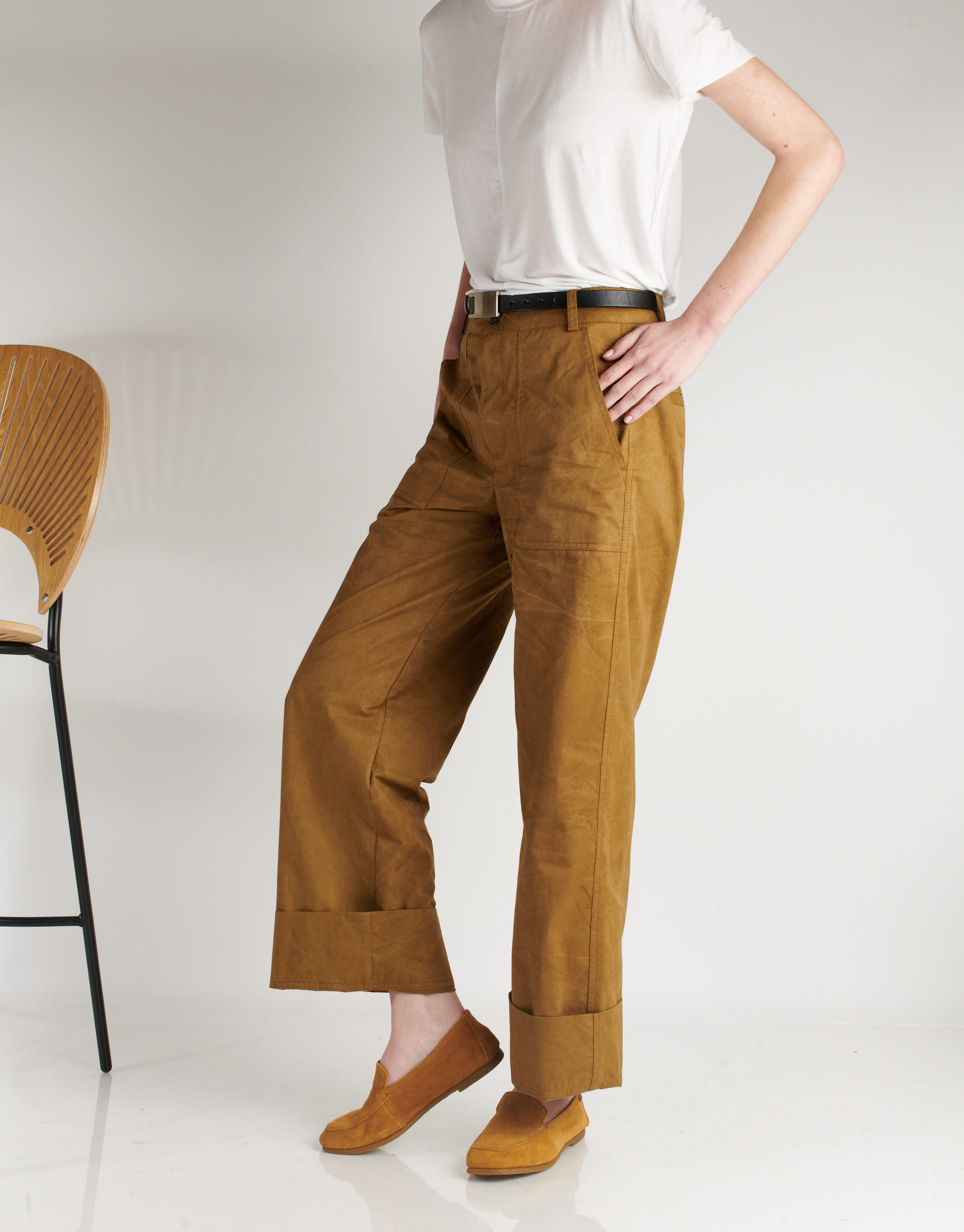 נעלי נשים - El Naturalista - מוקסינים CROCHE - קאמל3