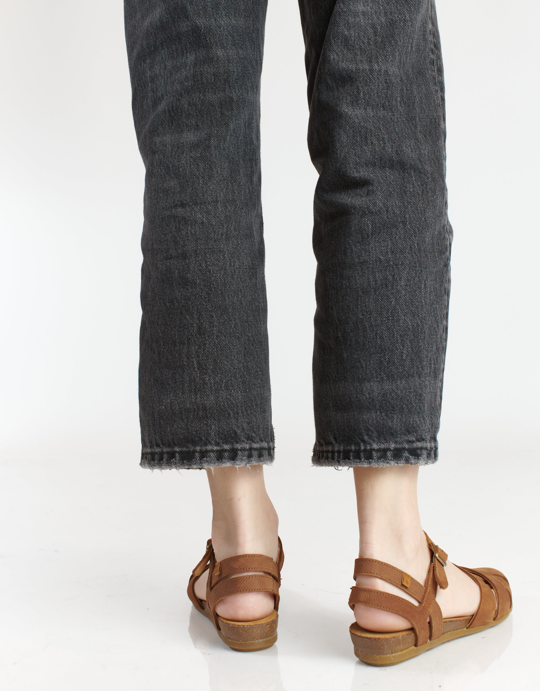 נעלי נשים - El Naturalista - סנדלי עור  STELLA - חום3