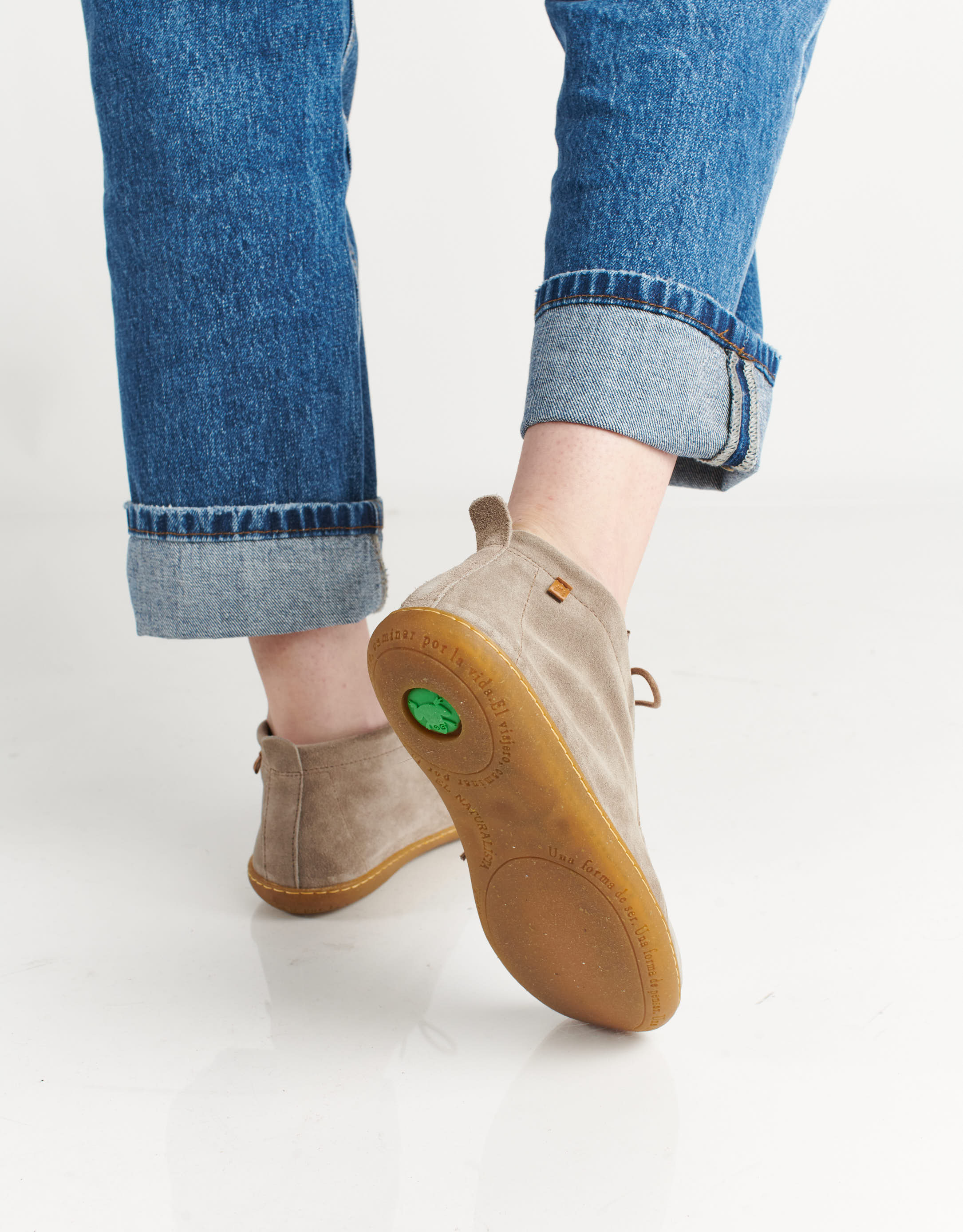 נעלי נשים - El Naturalista - נעליים שטוחות EL VIAJERO - אפור3