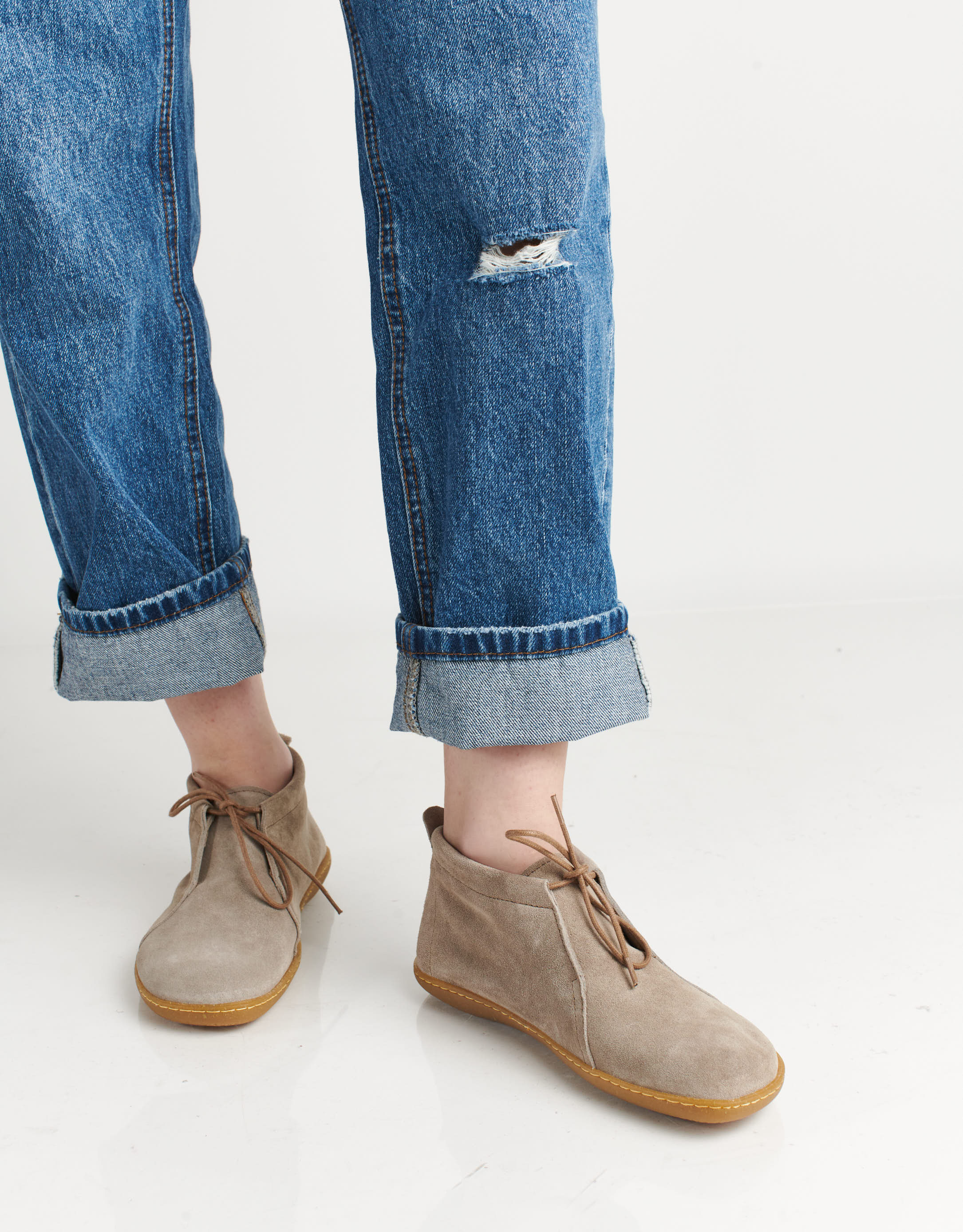 נעלי נשים - El Naturalista - נעליים שטוחות EL VIAJERO - אפור4