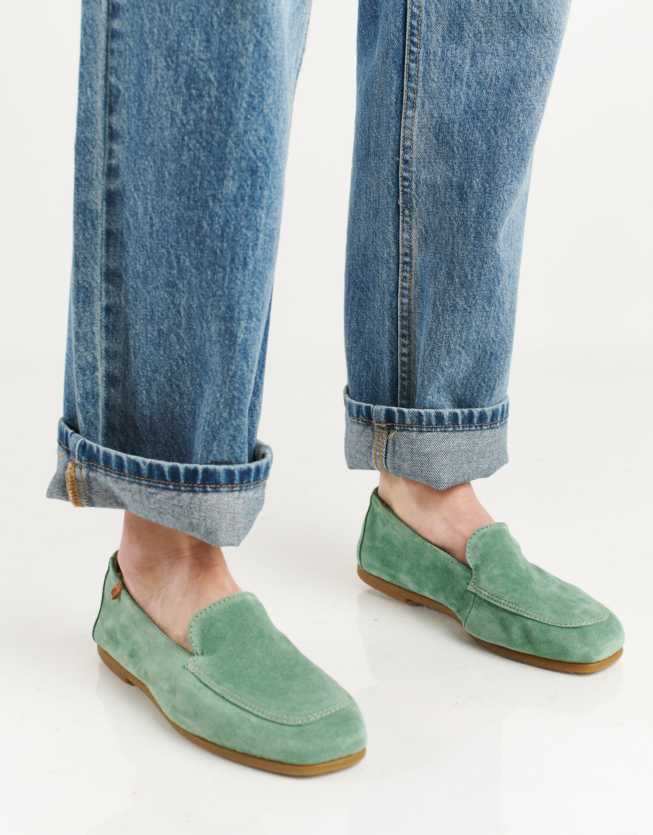 נעלי נשים - El Naturalista - מוקסינים CROCHE - ירוק3