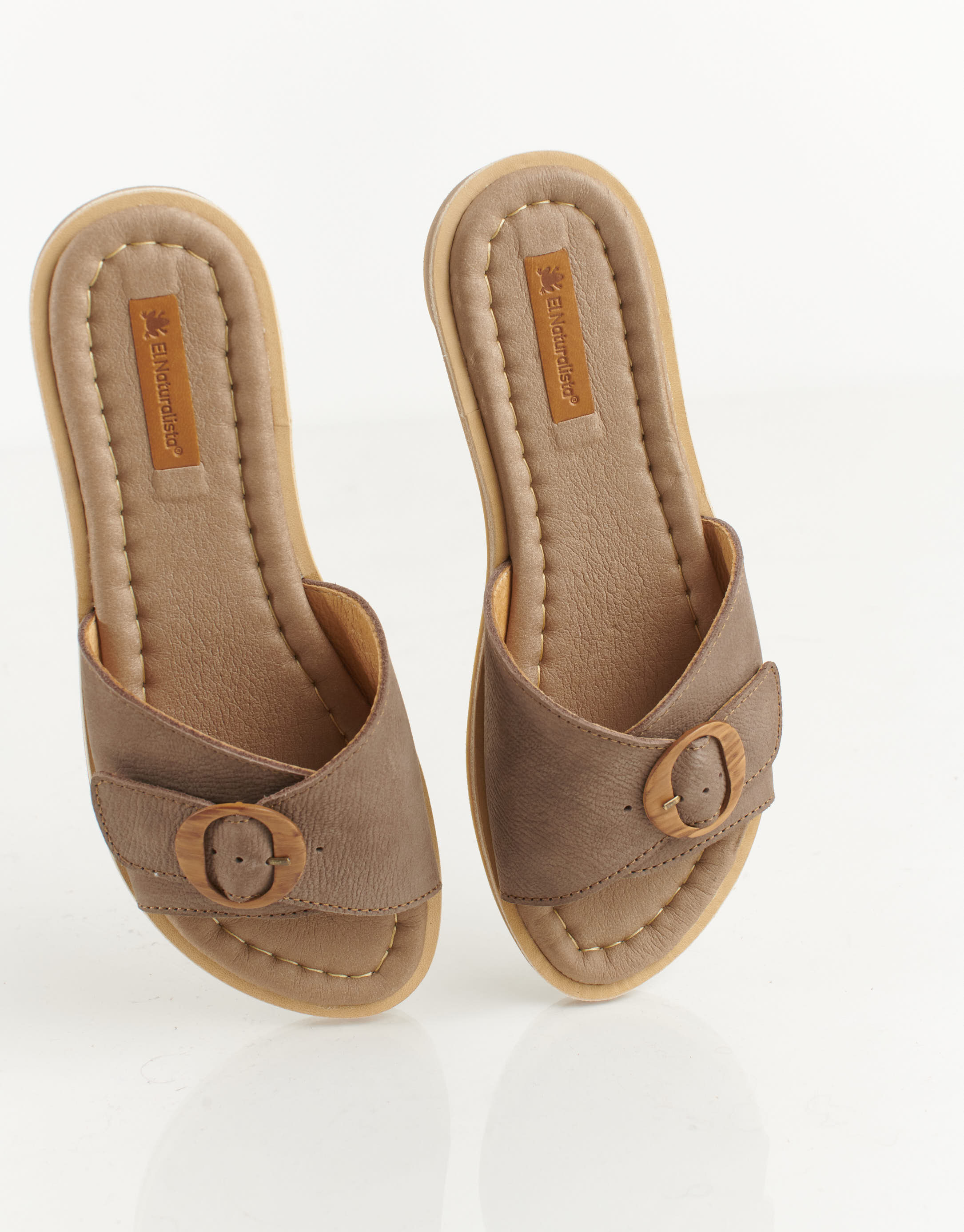 נעלי נשים - El Naturalista - כפכפים שטוחים TONAMI - אפור2